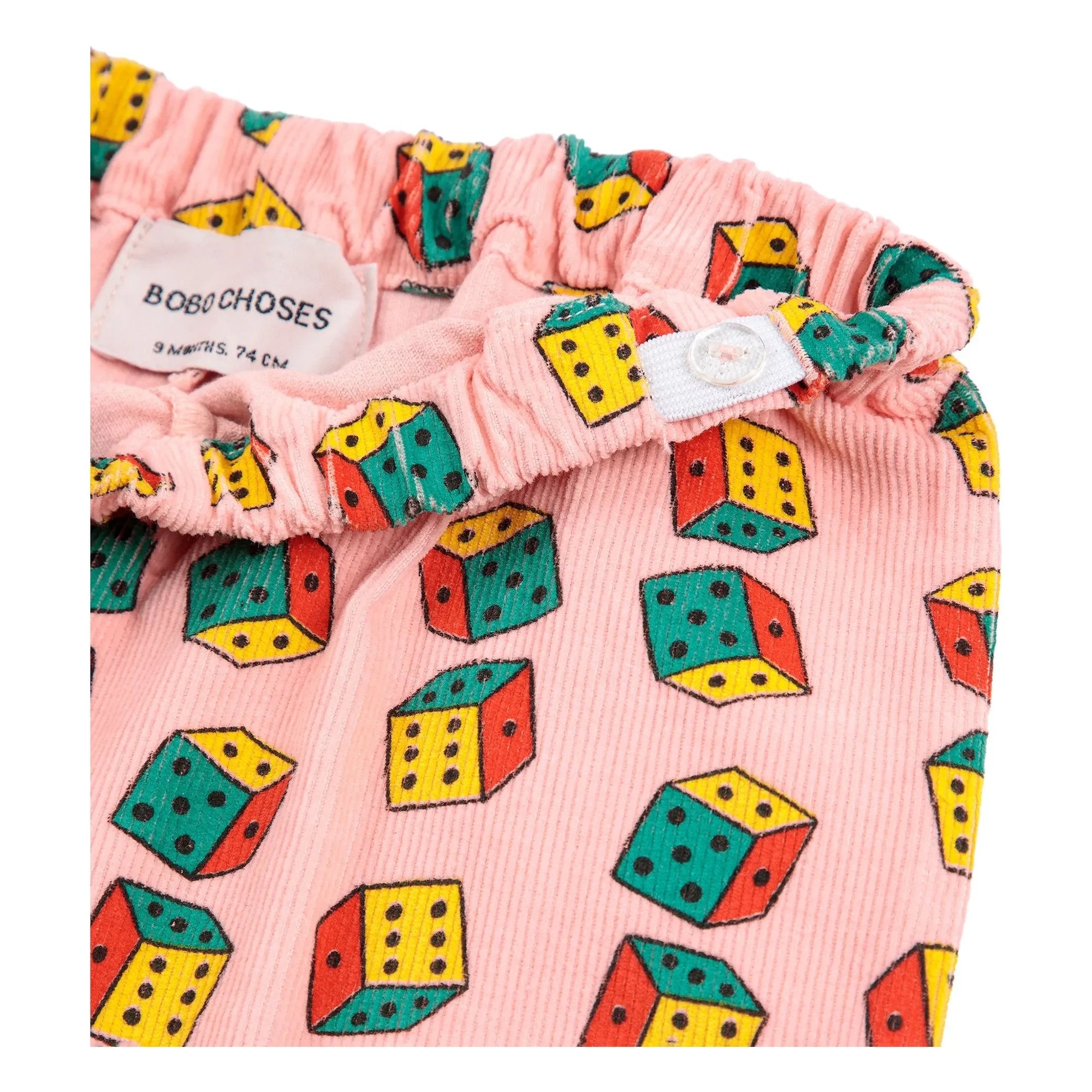 Bobo Choses - Cordhose aus Bio-Baumwolle mit Karomuster | Rosa