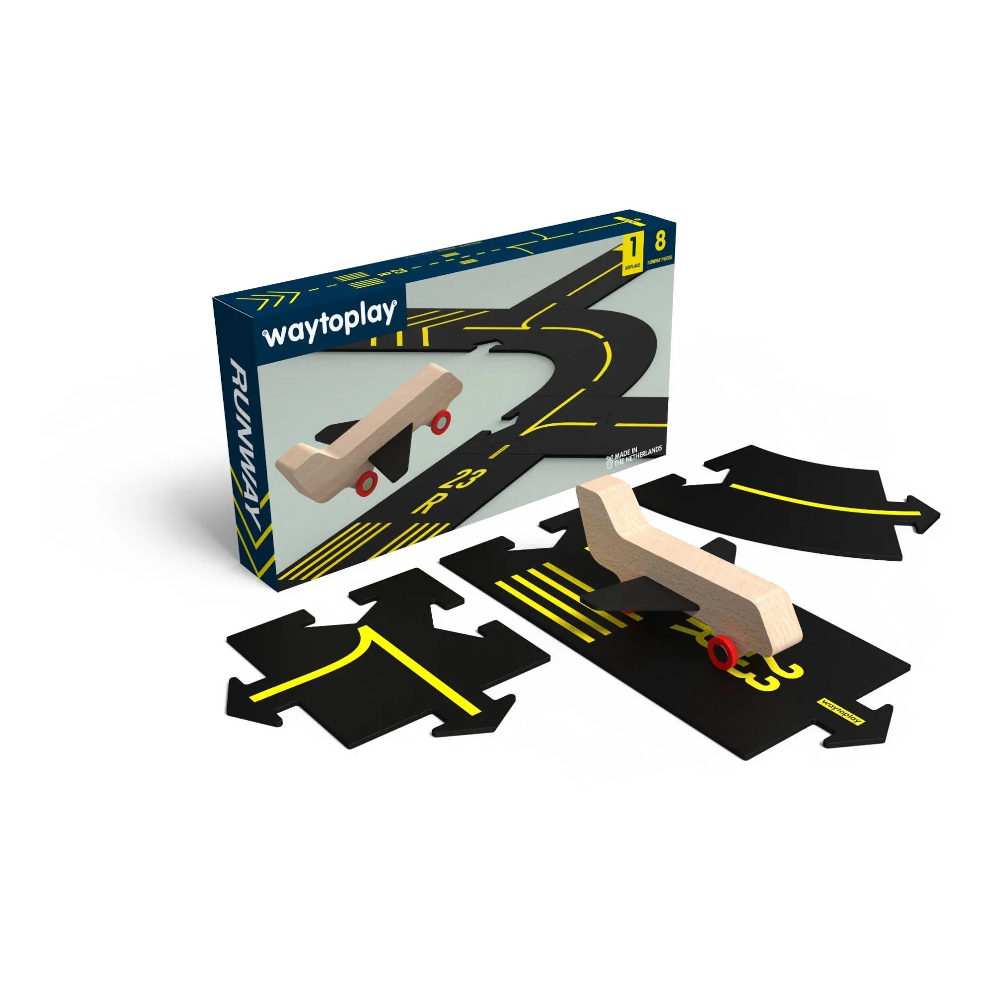 Waytoplay - 1 uçaklı pistli havaalanı parkuru - 8 parça