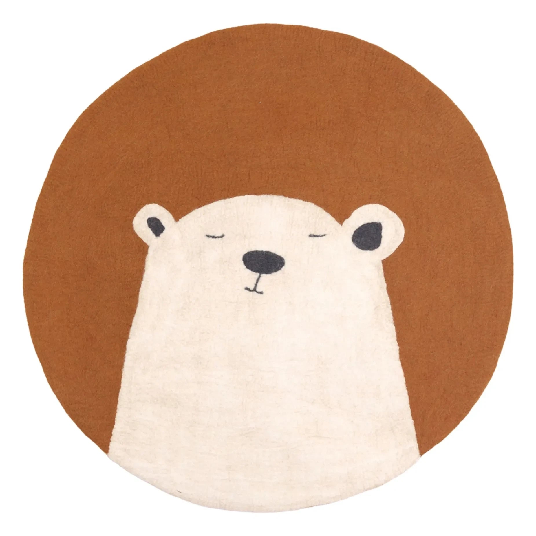 Muskhane - Felt Pasu Grizzly halı | Pudra