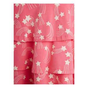 Mini Rodini - Organisches Baumwoll-Sternenkleid | Rosa