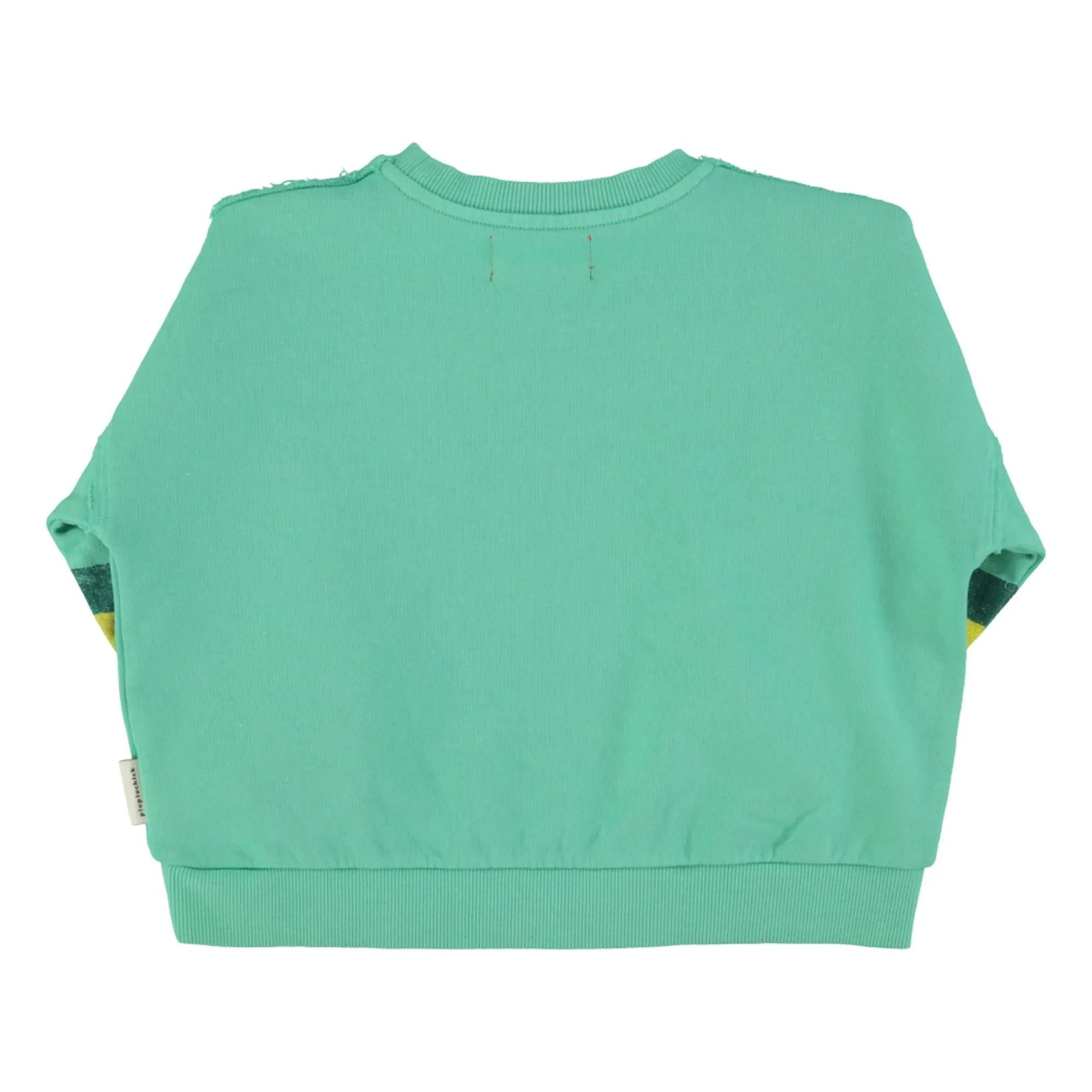 Piupiuchick - Striped Organic Cotton Sweatshirt | Green