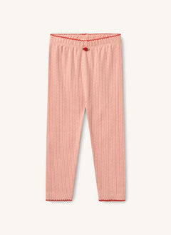 Flöss - Liva Pointelle Leggings | Light Pink