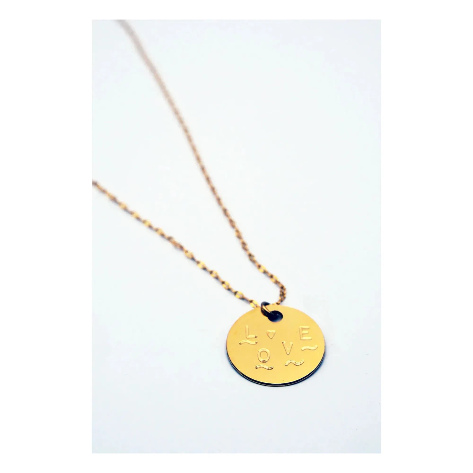 Adorabili - Big Love Medaillon | Gold