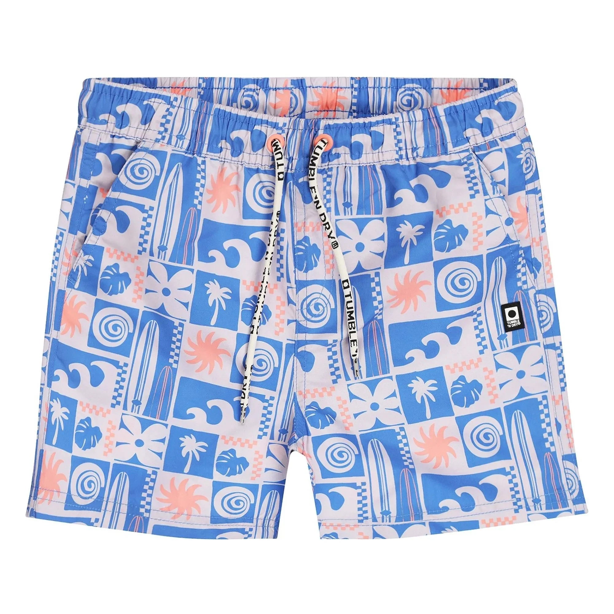 Tumble N'Dry – Badeshorts Santos aus recycelten Fasern | Blau