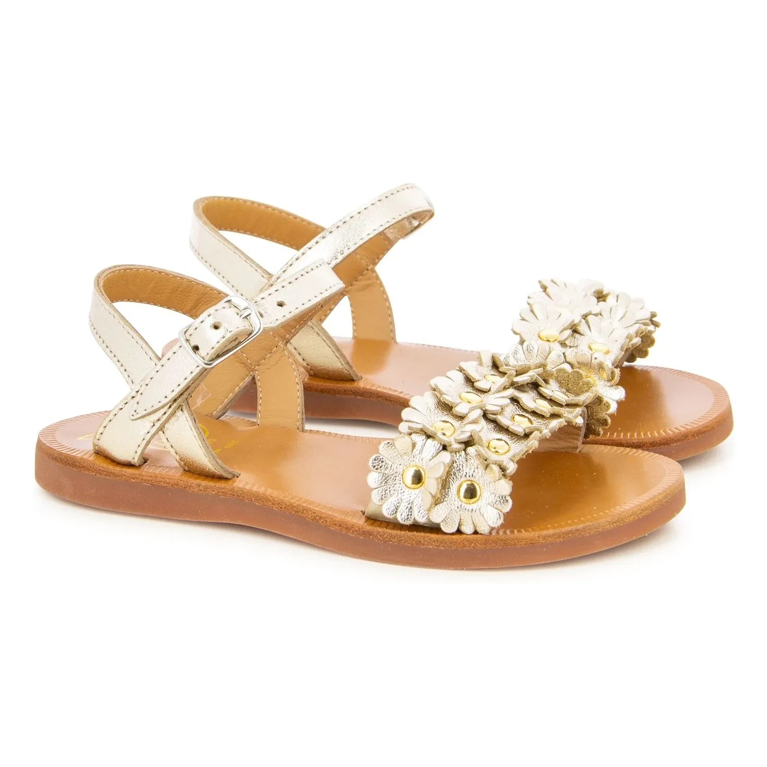 Pom d'Api - Plagette Multi Flo Sandalen | Gold