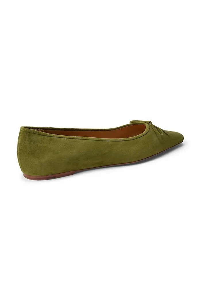 Kadife Bale Ayakkabıları Polo Ralph Lauren Pnt Ballet Flat
