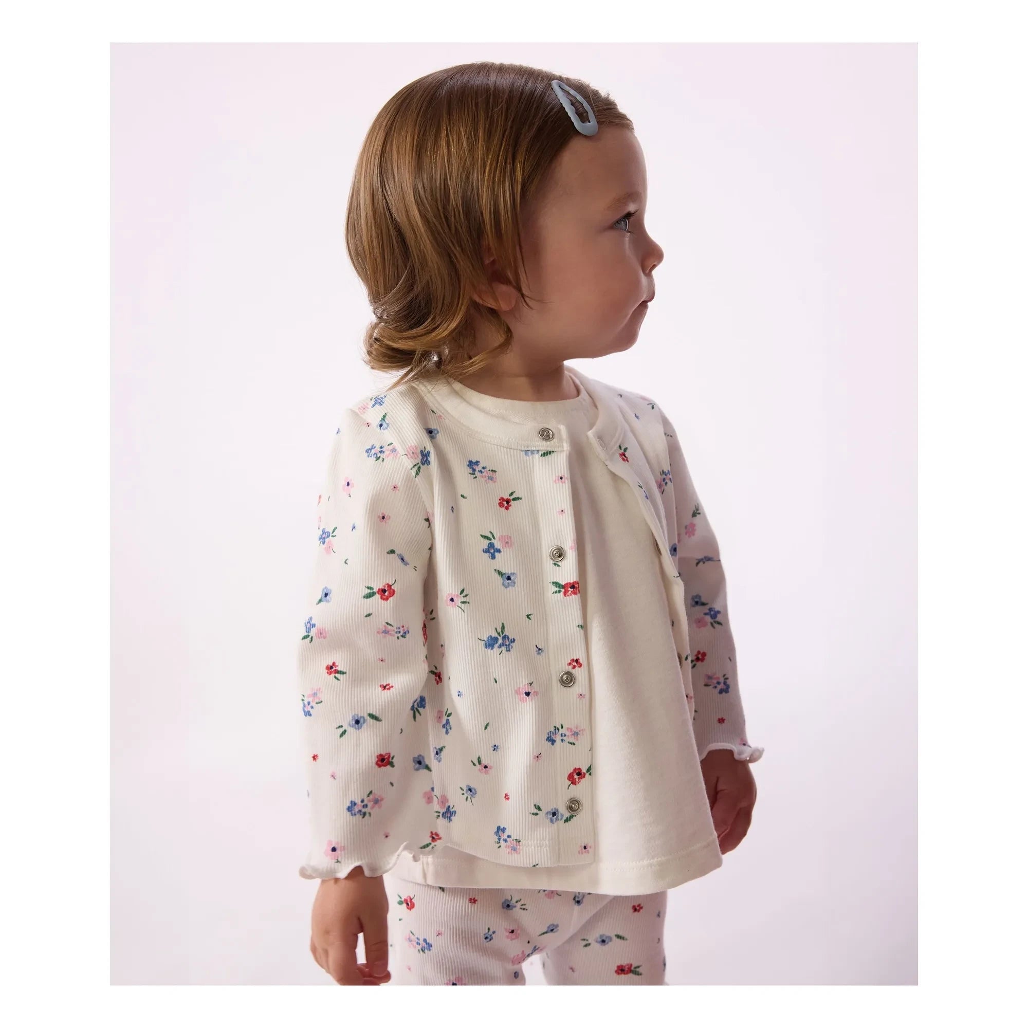 Petit Bateau - Vilet Fleuri | Beyaz