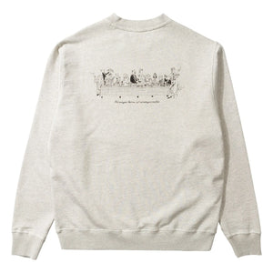 Edmmond Studios - Baumwoll-Rundhals-Sweatshirt | Creme
