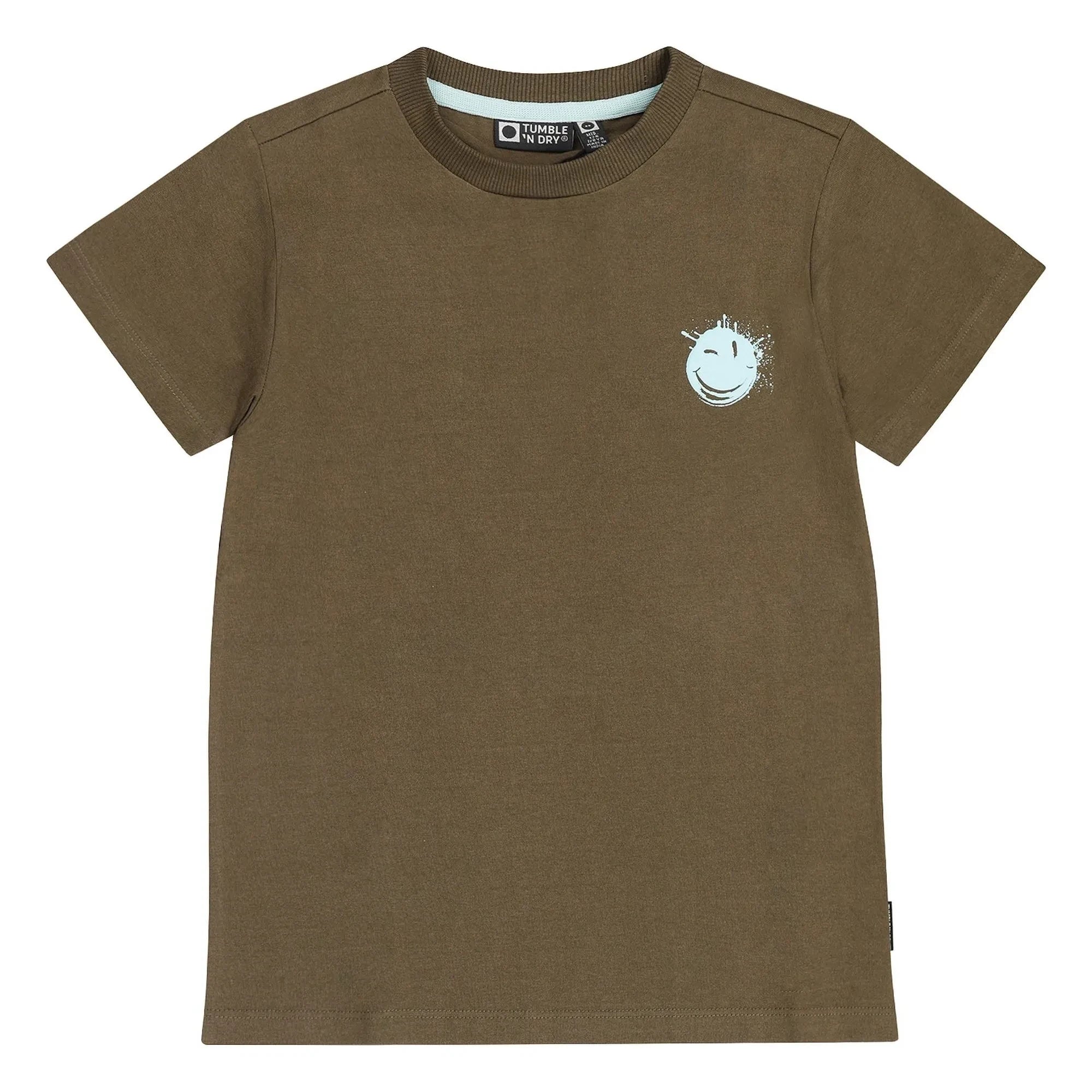 Tumble N'Dry - Geri Dönüşümlü pamuklu Surface T-Shirt | Haki kahverengi