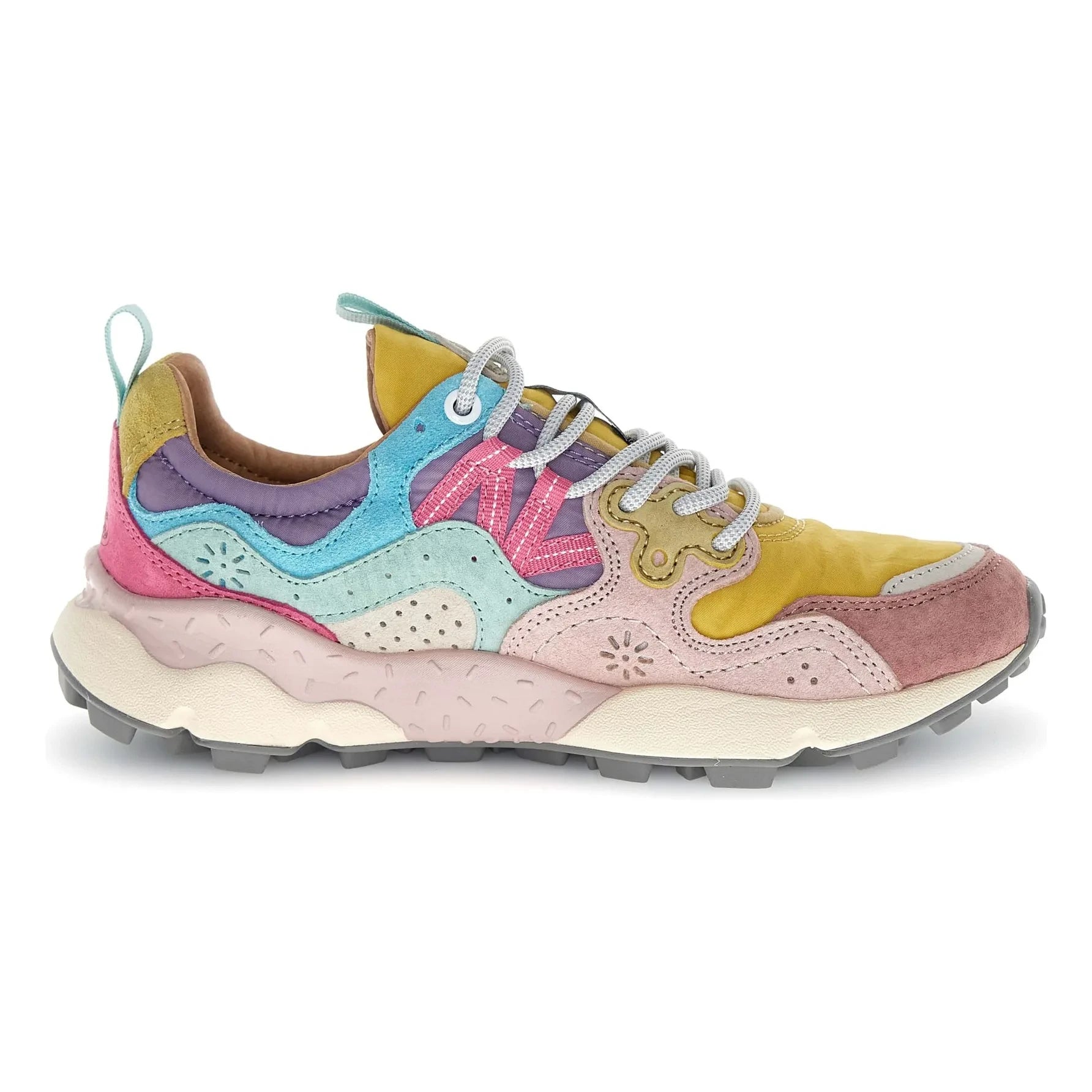 Flower Mountain - Yamano 3 Suede and Nylon Sneakers | Mustard