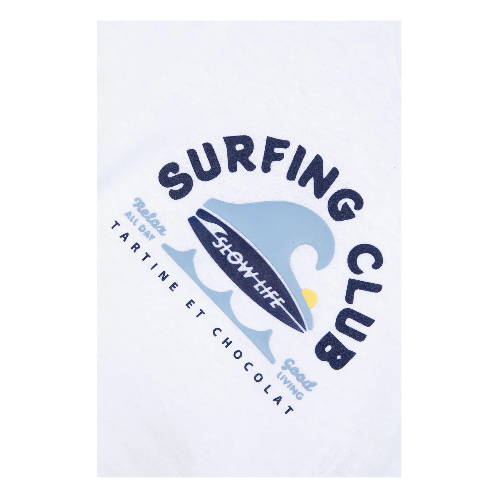 Tartine et Chocolat - Surfing Club Bebek Tişörtü | Beyaz