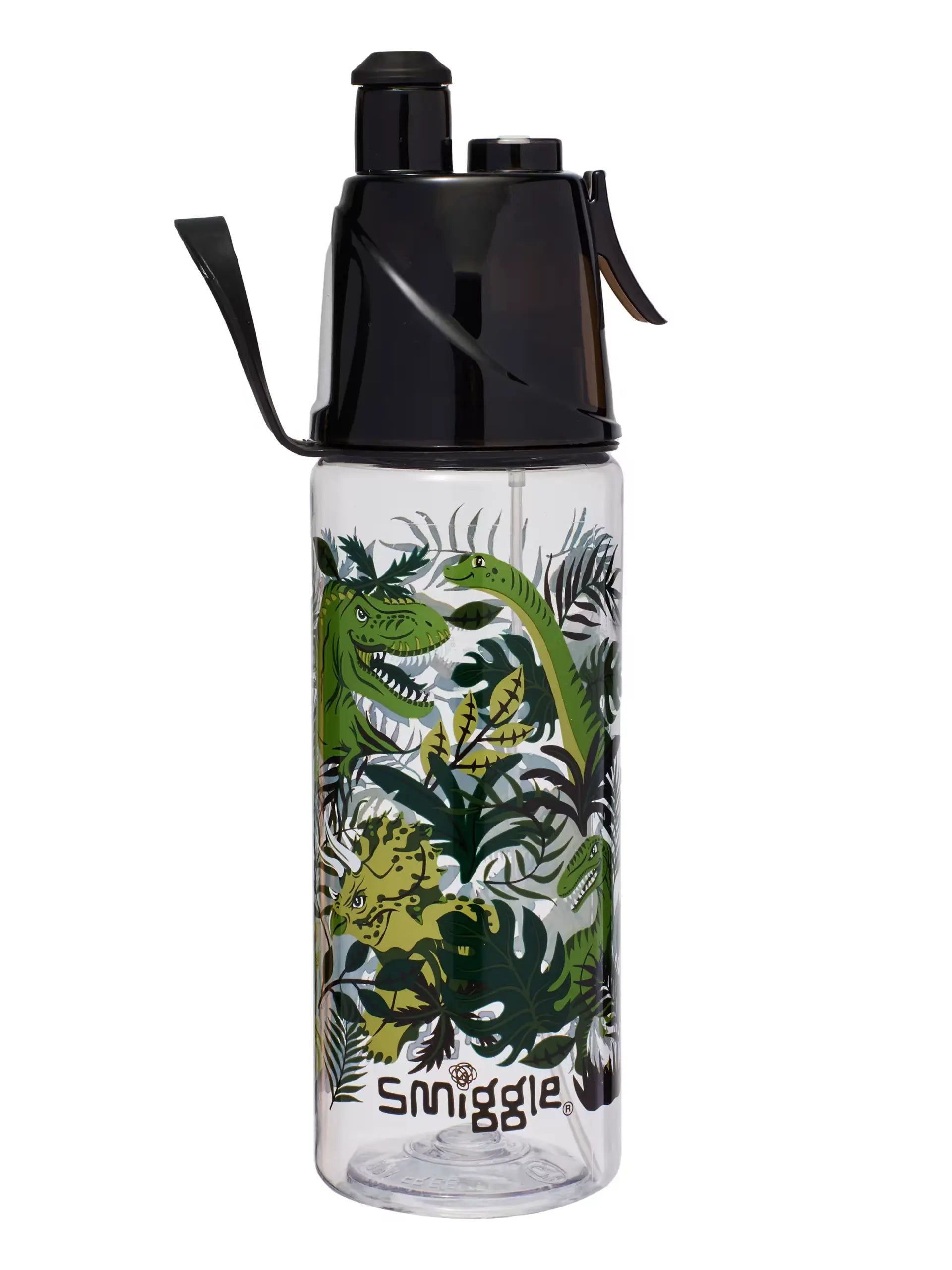 Smiggle - Misty Su Püskürtmeli 560ML BPA İçermeyen Suluk-Dinossi