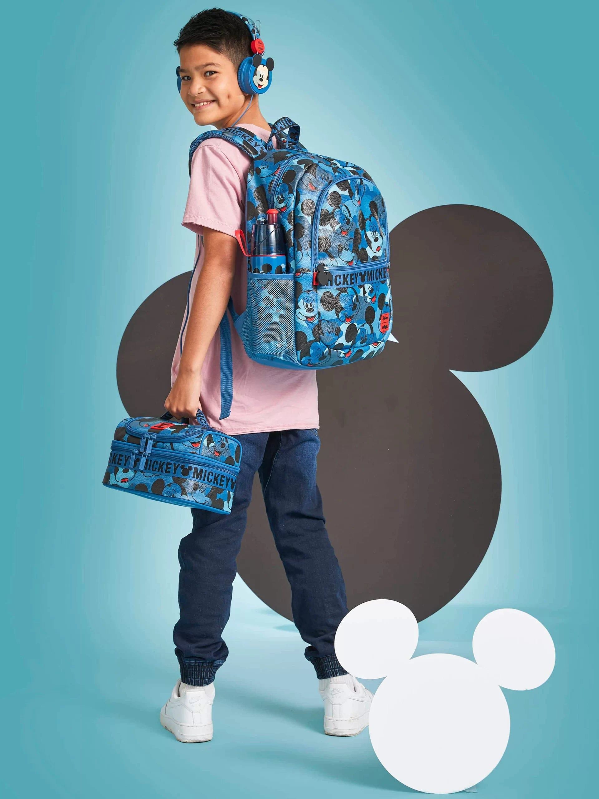 Smiggle - Mickey Mouse Klasik Sırt Çantası-Dinossi