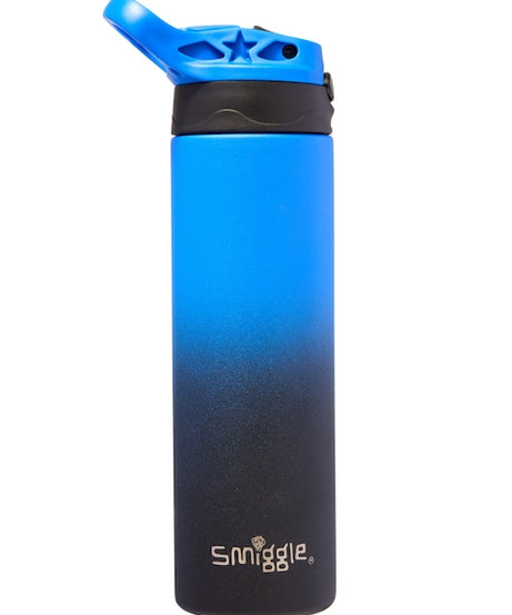 Smiggle - Powder Otomatik Pipetli Paslanmaz Çelik 520ML Matara-Dinossi