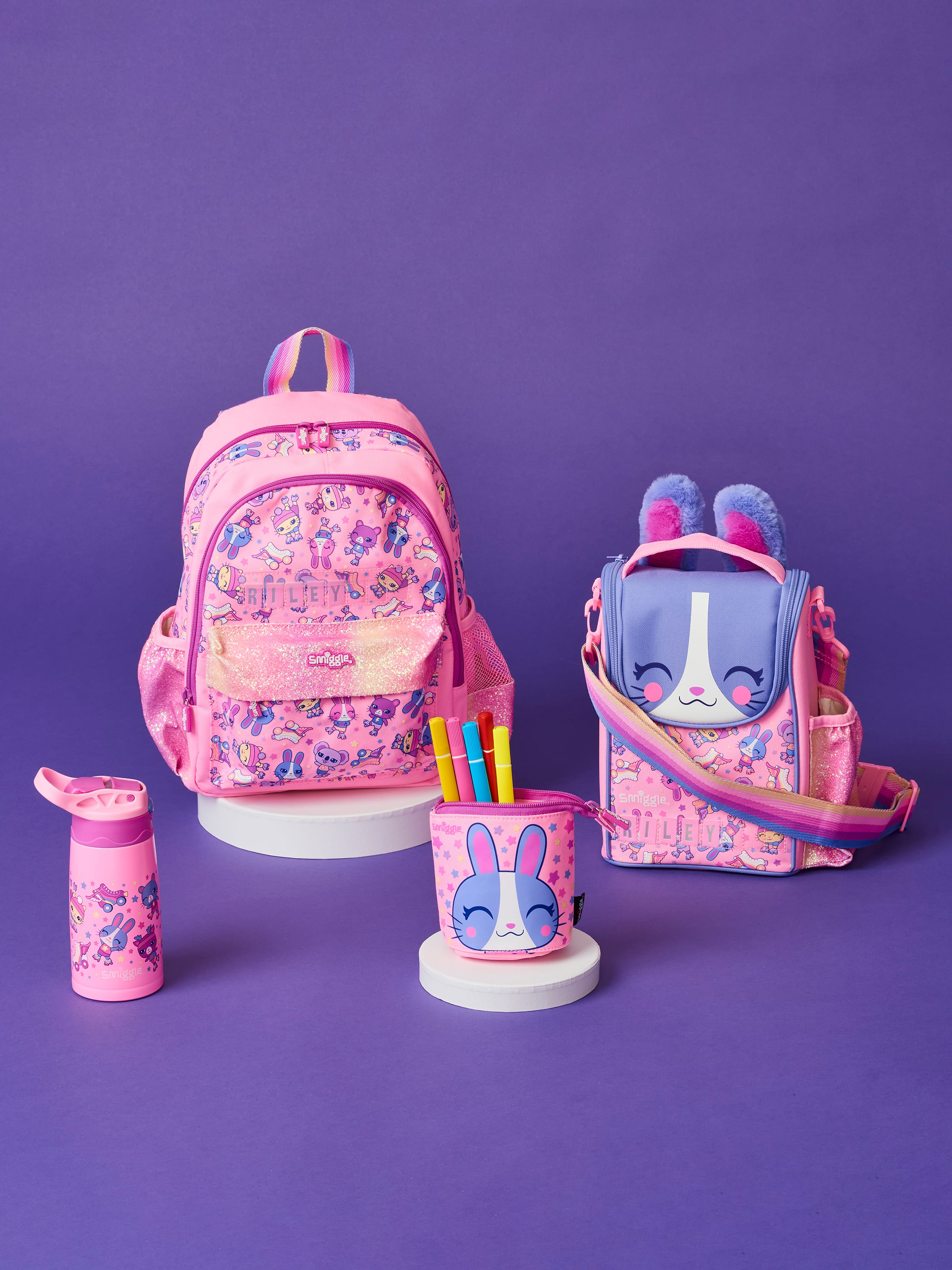 Smiggle - Movin 2si 1 Arada Kalem Kutusu-Dinossi