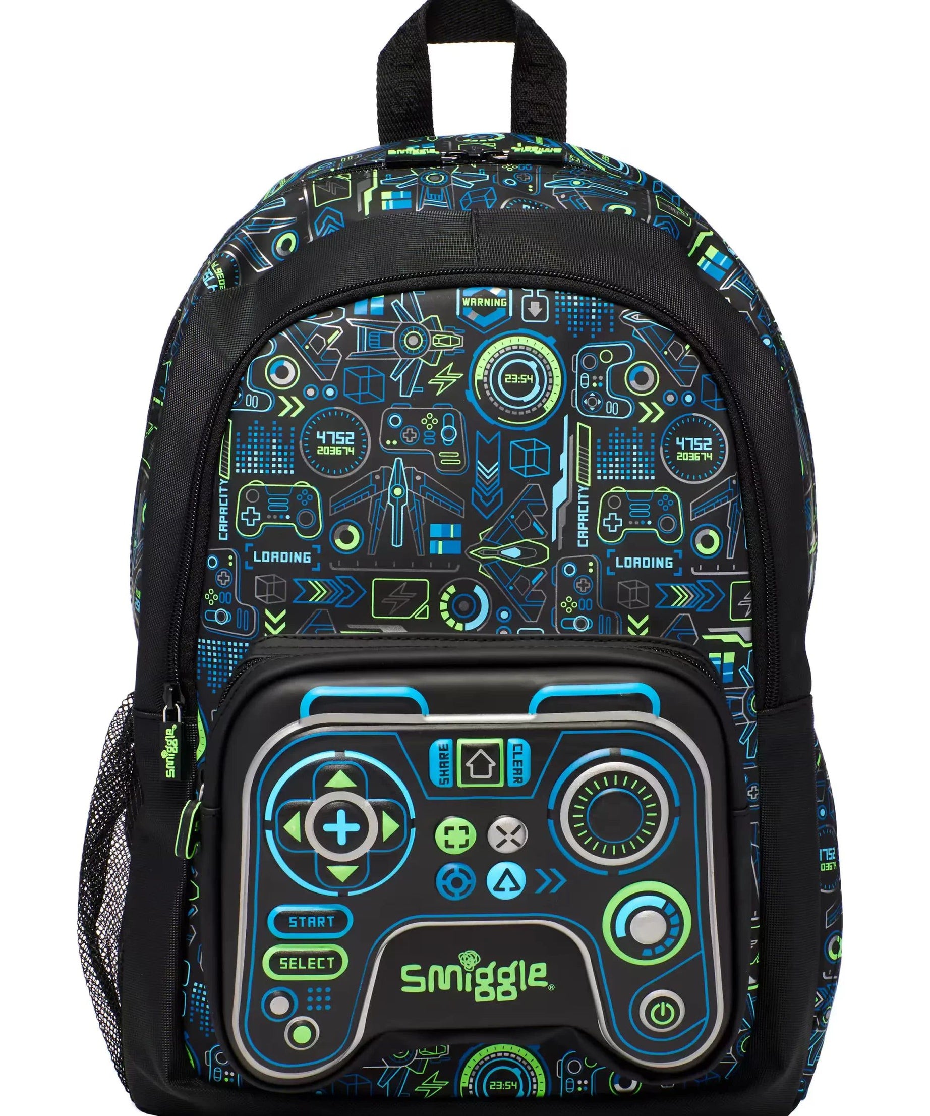 Smiggle - Virtual 3lü Okul Çanta Seti-Dinossi