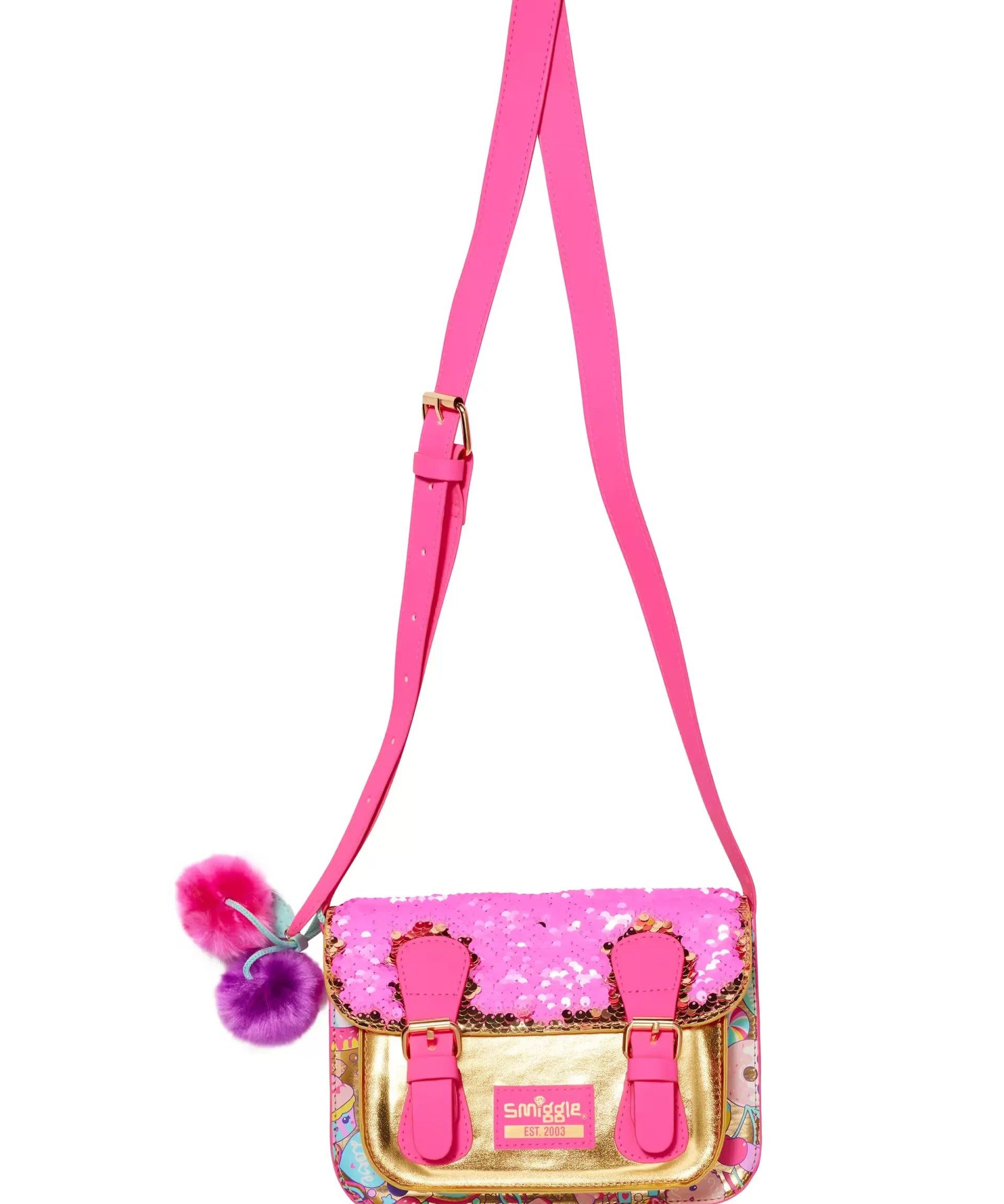 Smiggle - 20. Doğum Günü Kimmi Omuz Çantası-Dinossi