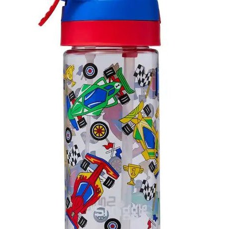 Smiggle - Hali Junior Su Püskürtmeli Otomatik Pipetli 440ML Suluk-Dinossi
