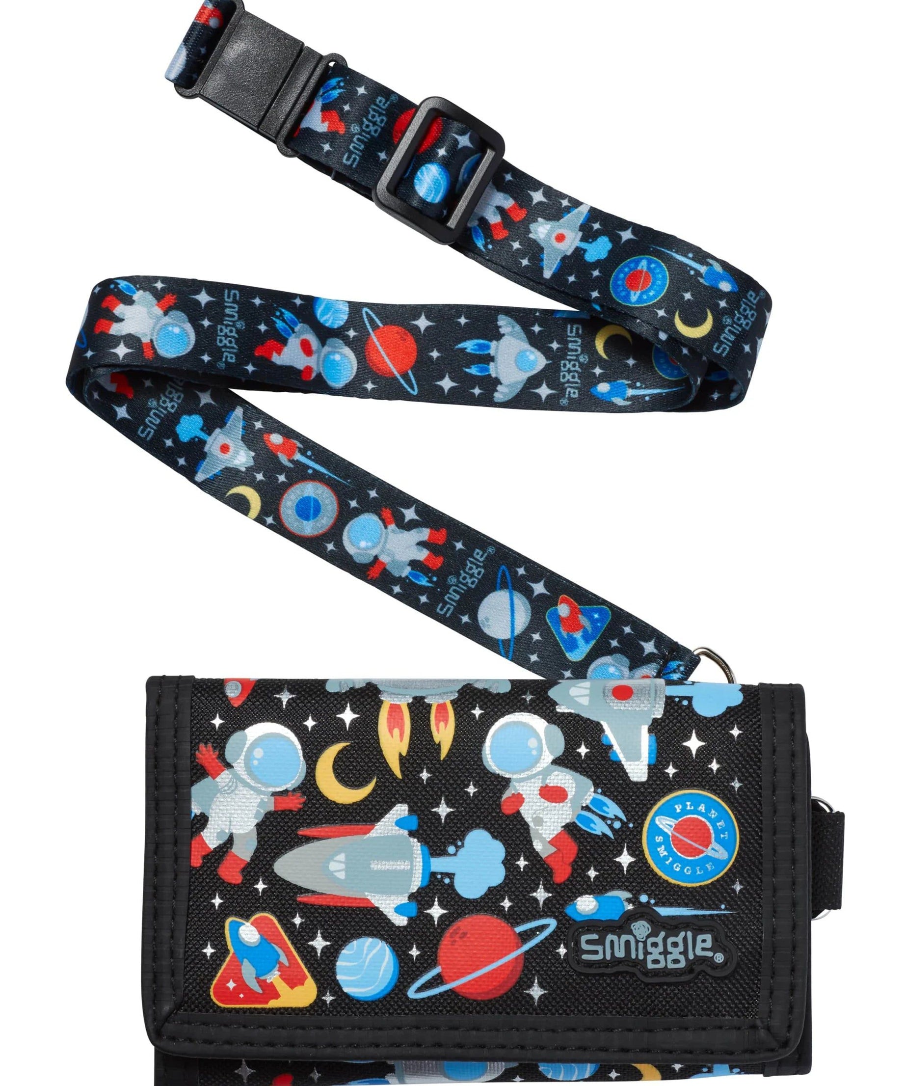 Smiggle - Lets Play Askılı Çocuk Cüzdanı-Dinossi