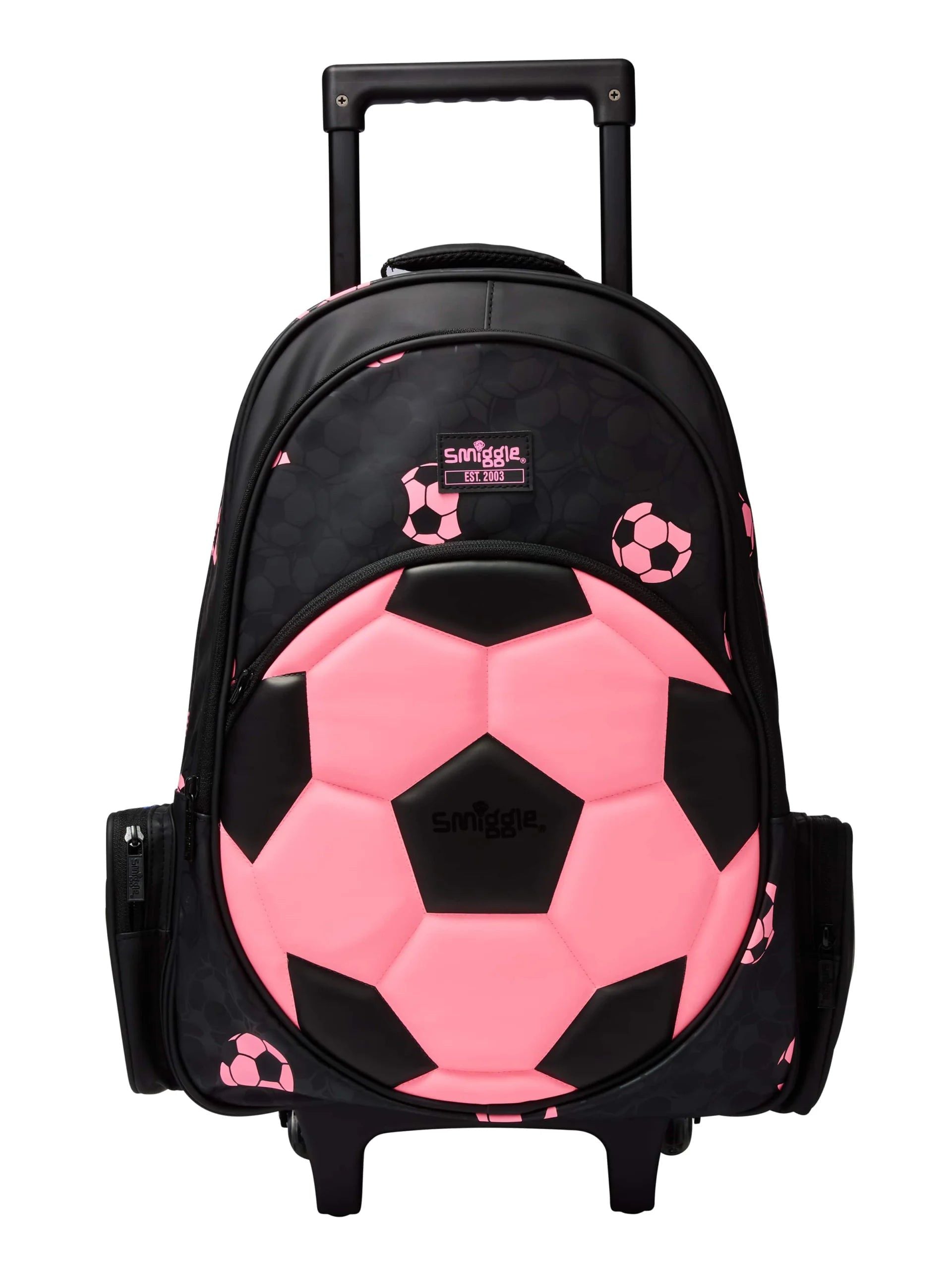 Smiggle – Striker Çekçekli Işıklı Tekerlekli Çanta-Dinossi