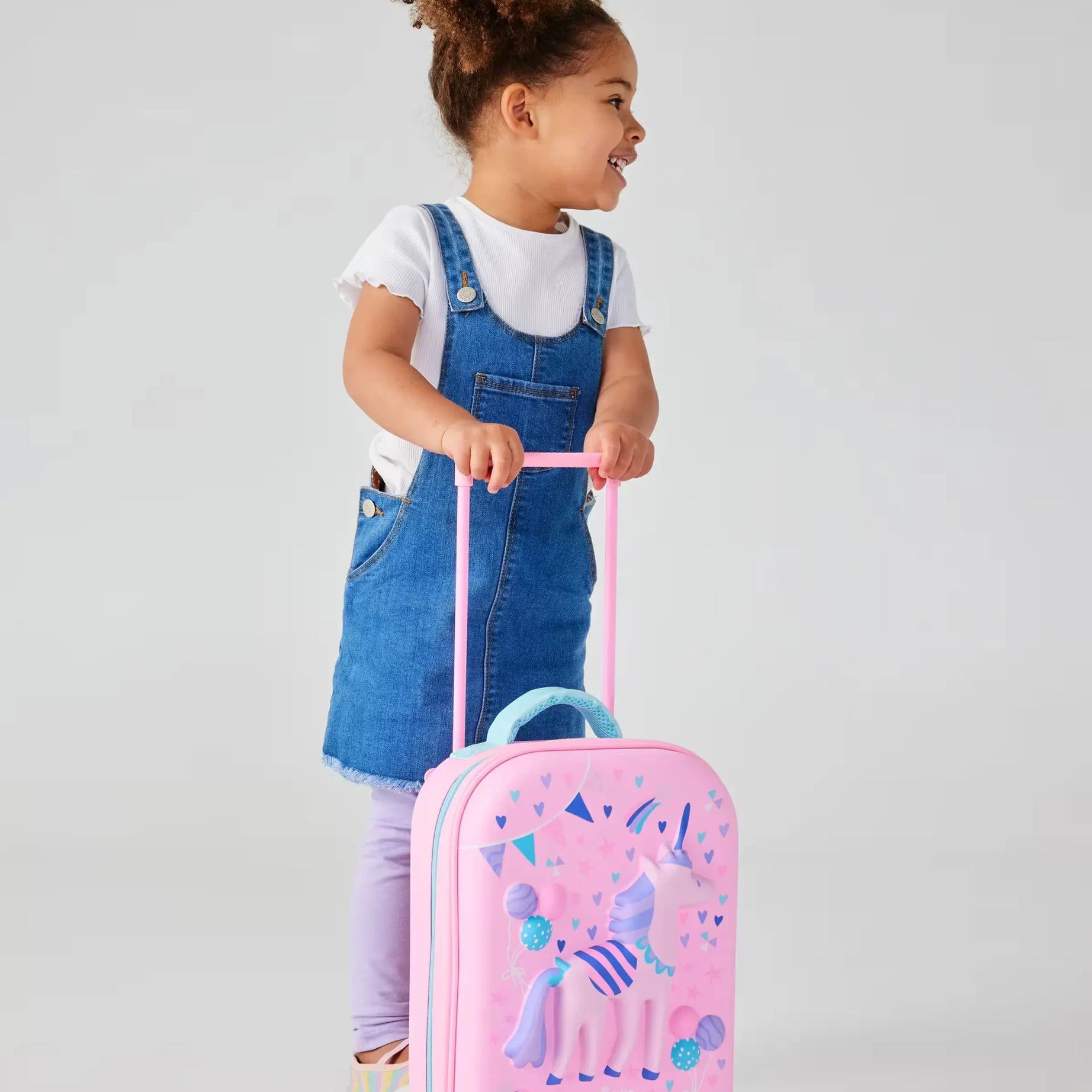 Smiggle - Glide Teeny Tiny Hardtop Okul ve Seyahat Çantası-Dinossi