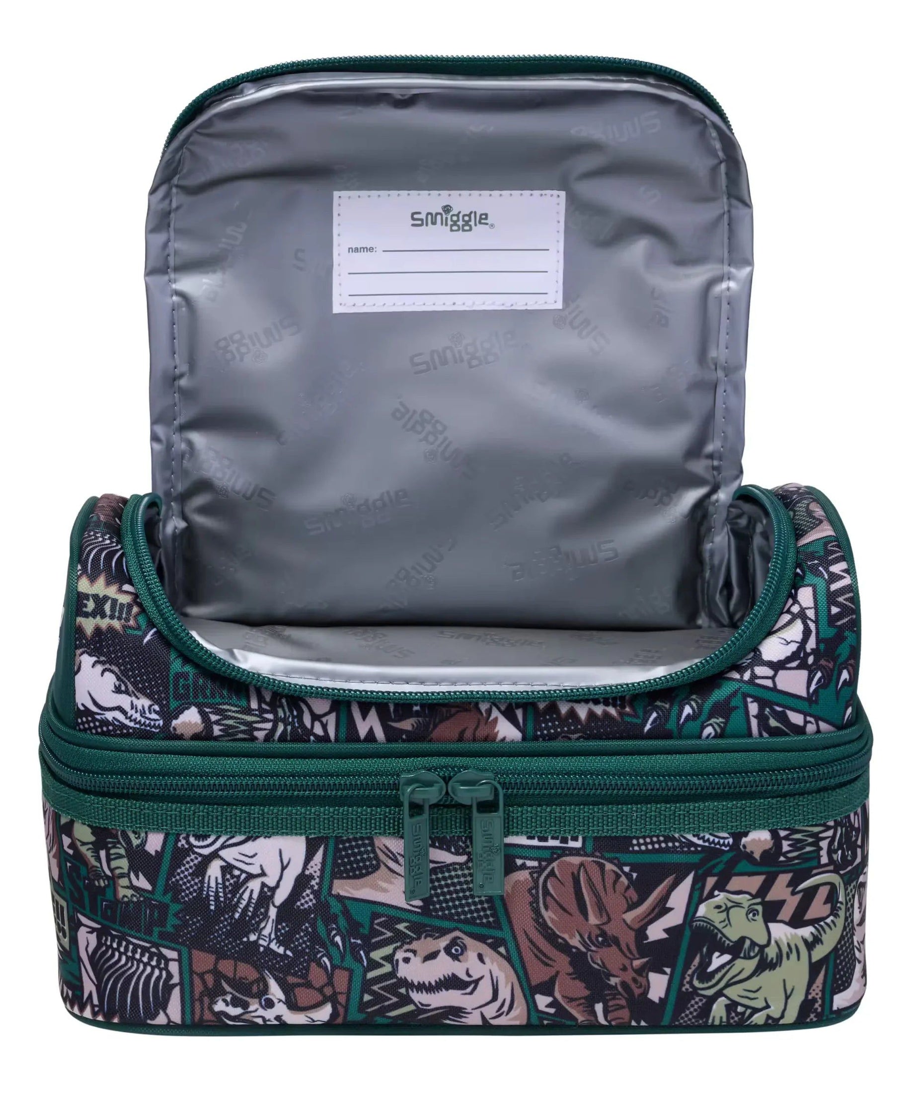 Smiggle - Wonder World 4lü Okul Çanta Seti-Dinossi