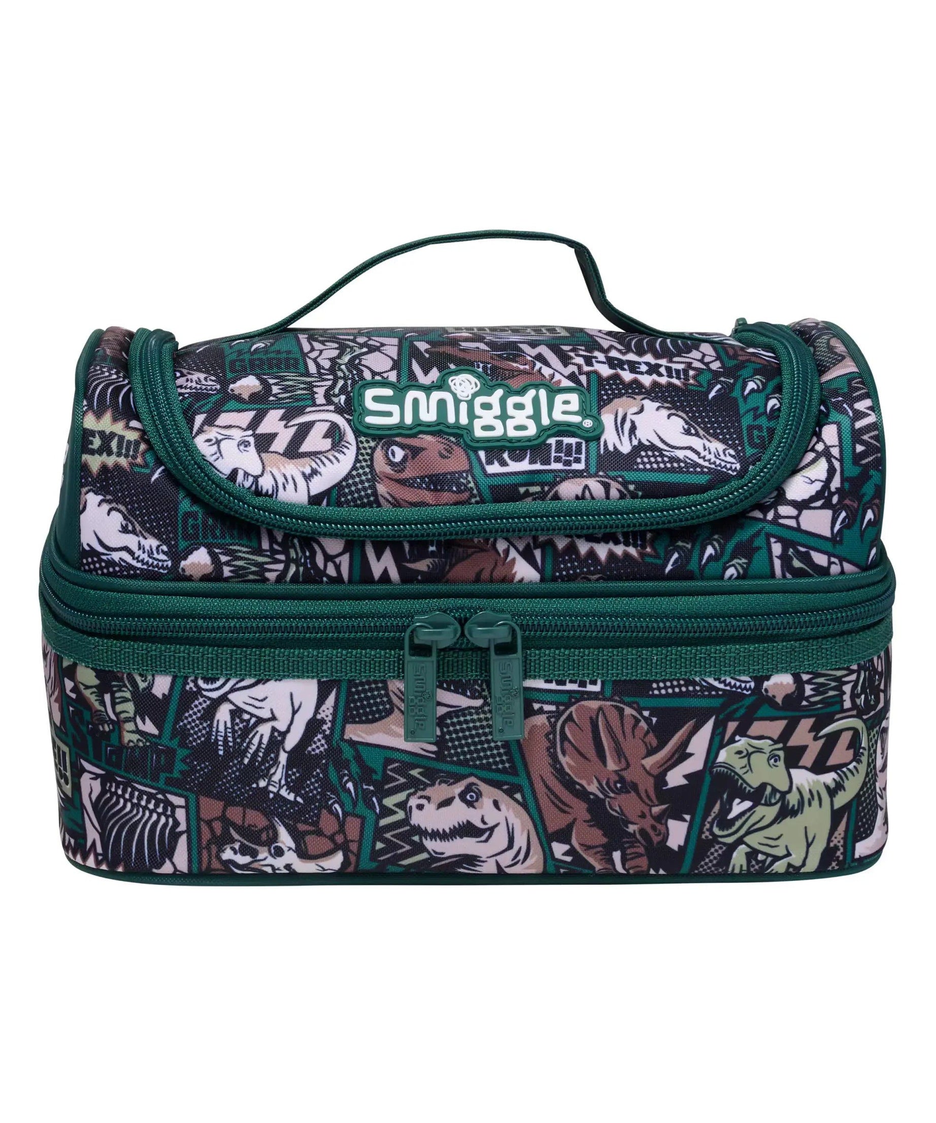 Smiggle - Wonder World 4lü Okul Çanta Seti-Dinossi