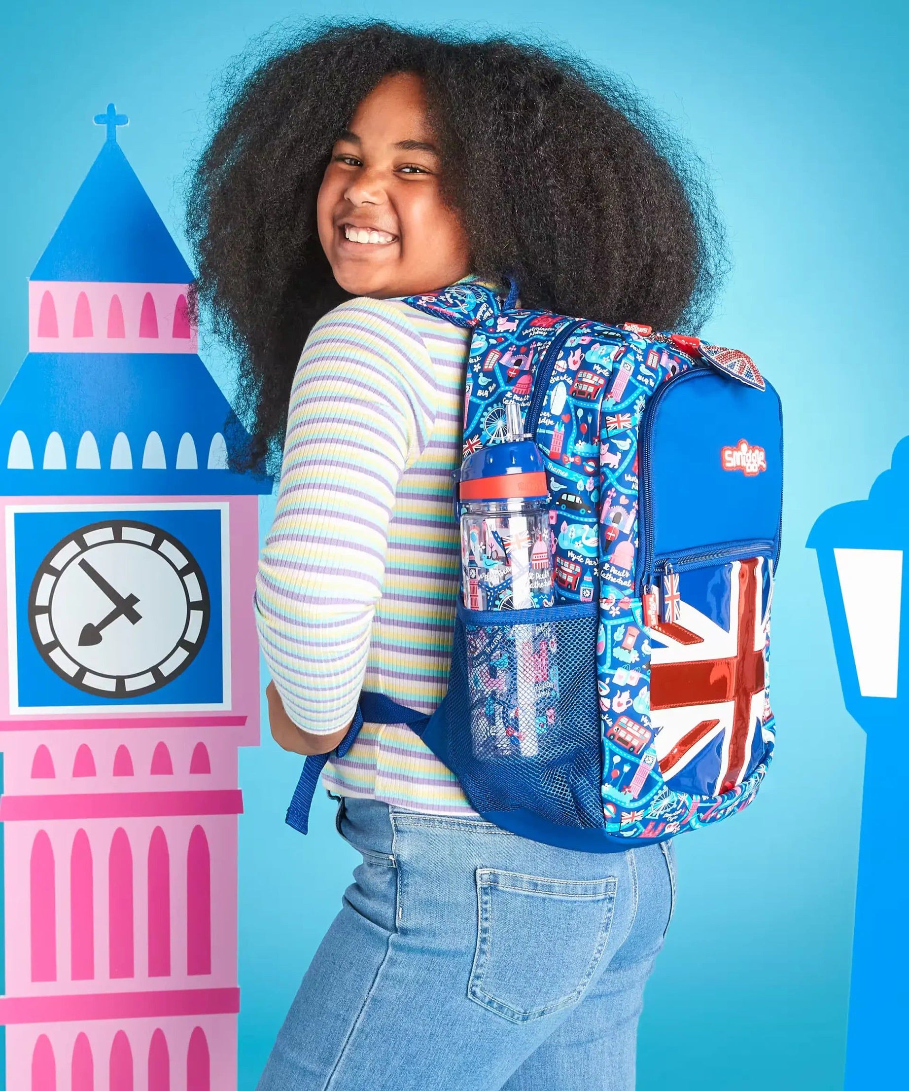 Smiggle - Little London 3lü Okul Çanta Seti-Dinossi