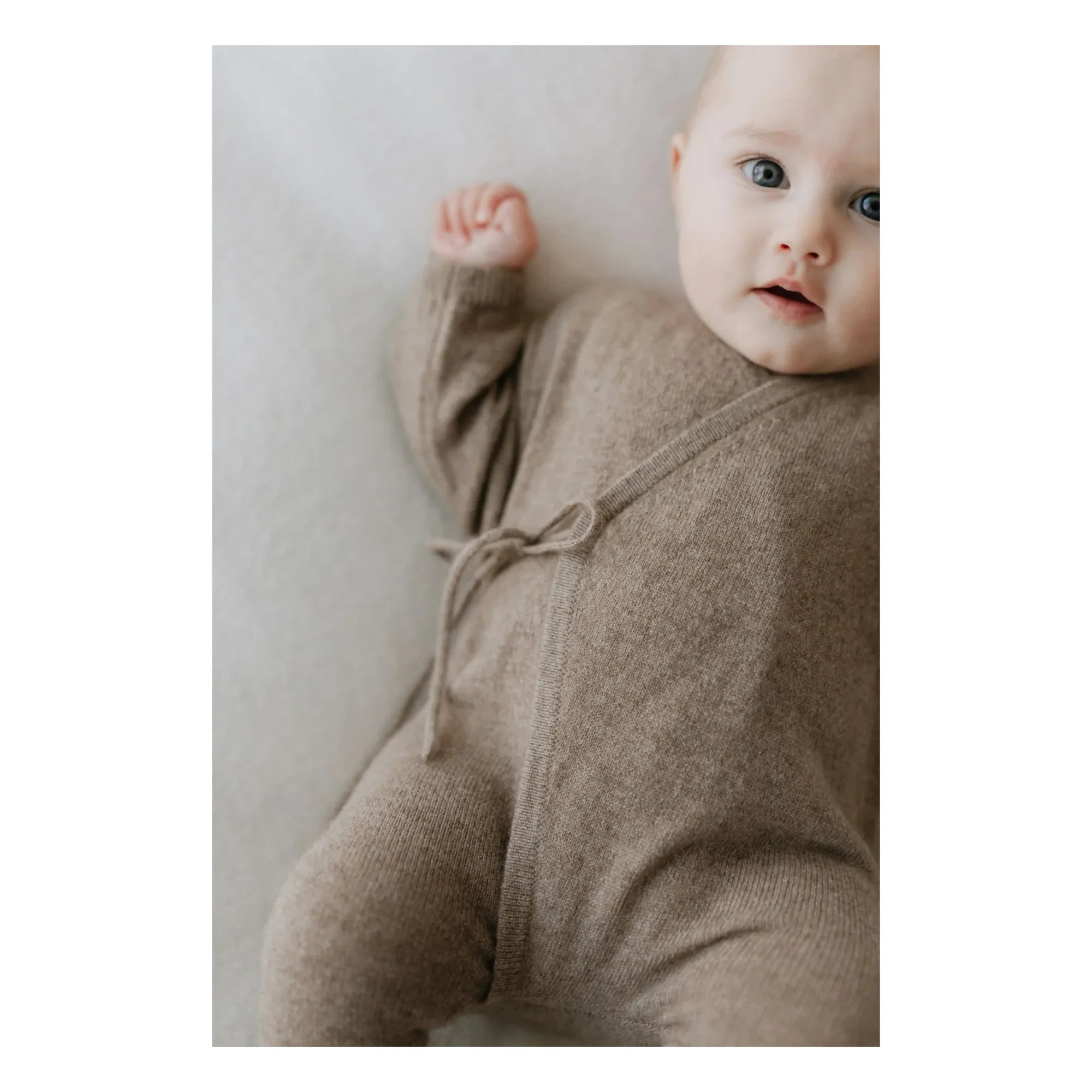 My Little Freckle - Organik Kaşmir Bebek Tulum | Camel