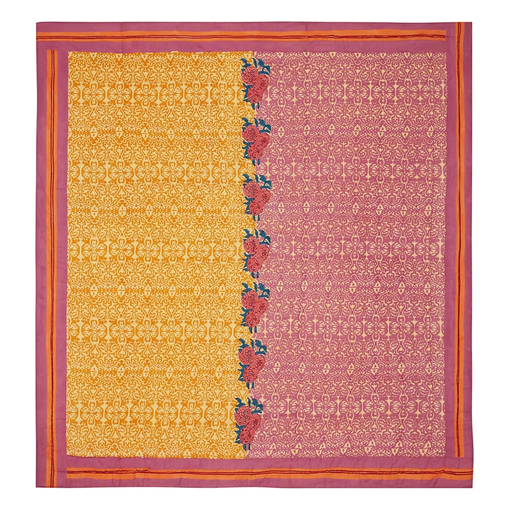 Lisa Corti - Dam Dam Bed Cover | Straw Yellow