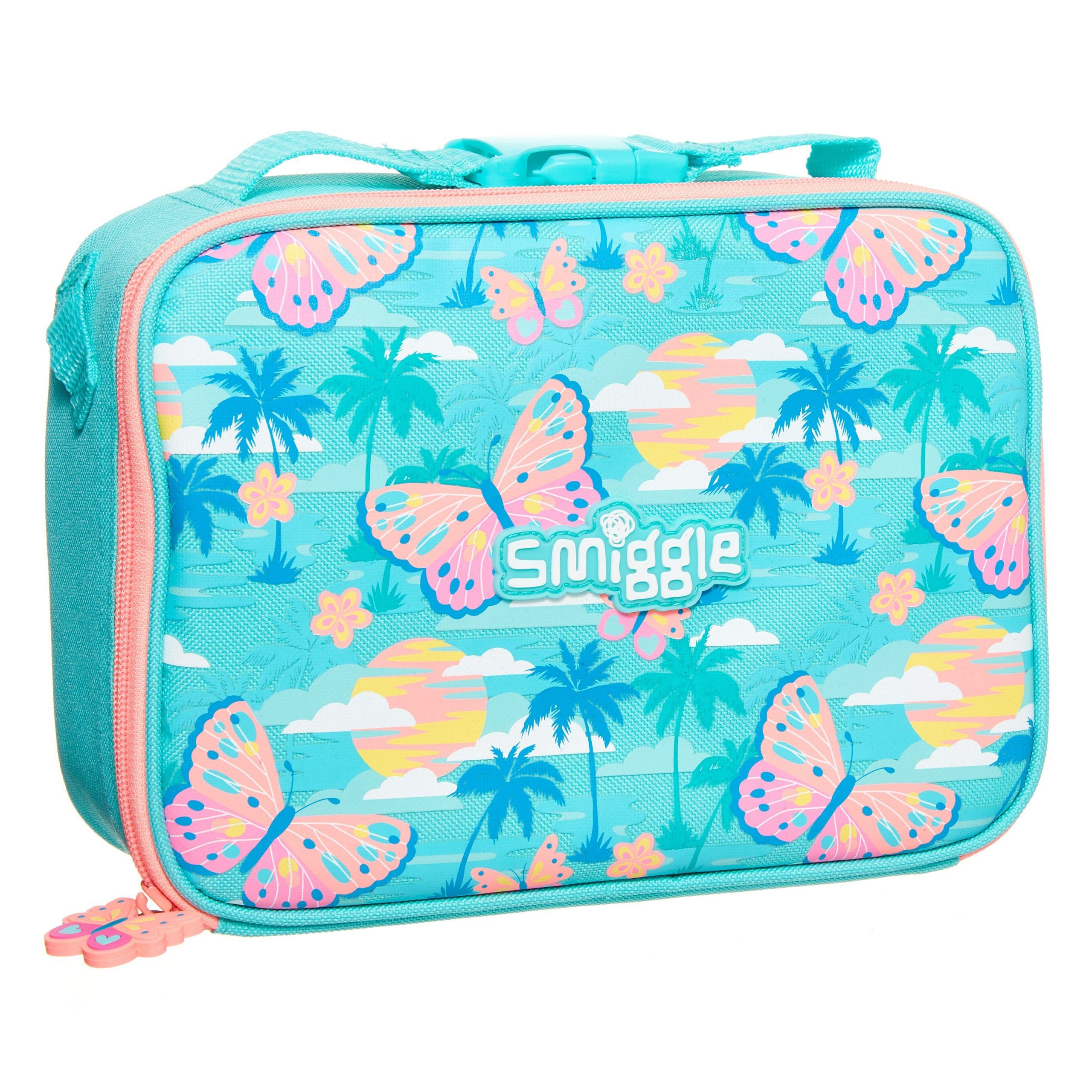 Smiggle - Sırt Çantasına Takılabilir Öğlen Beslenme Çantası-Dinossi