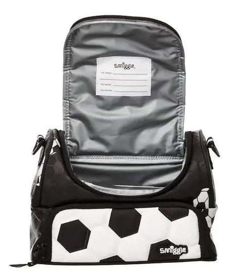 Smiggle - Goal Çift Katlı Askılı Beslenme Çantası-Dinossi