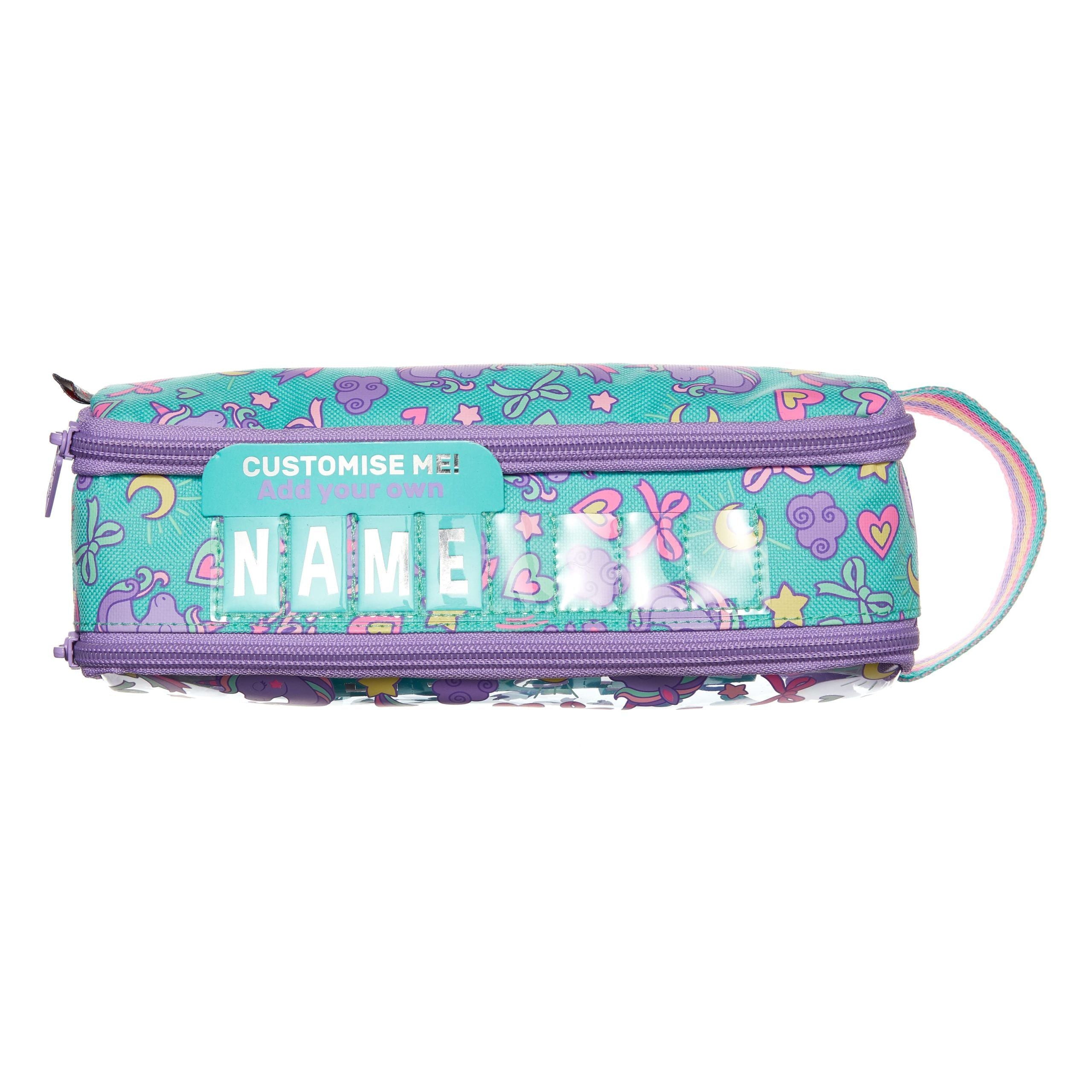 Smiggle - Wander Junior İsimlikli Kalem Kutusu-Dinossi