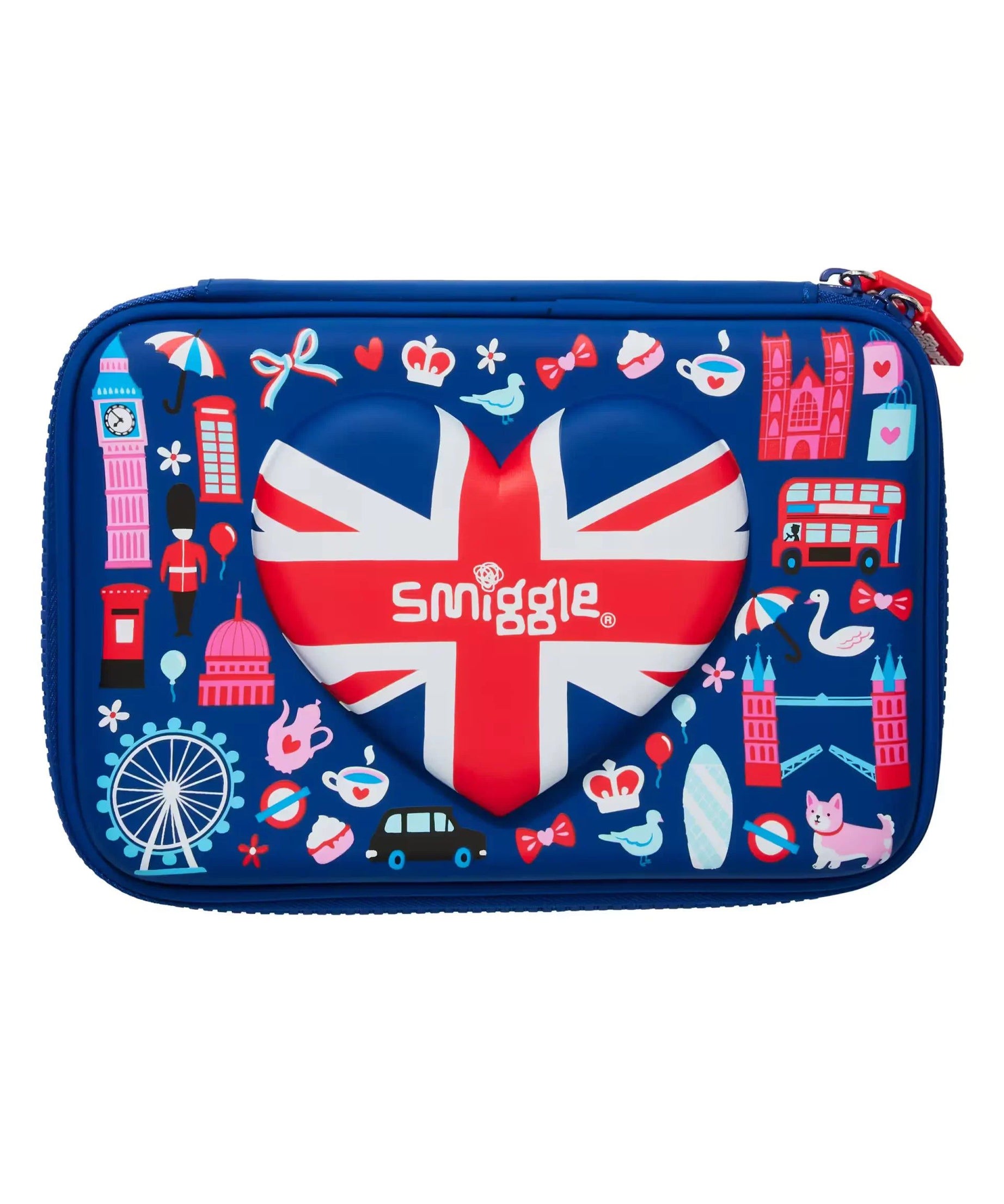 Smiggle - Little London Hardtop Kalem Kutusu-Dinossi
