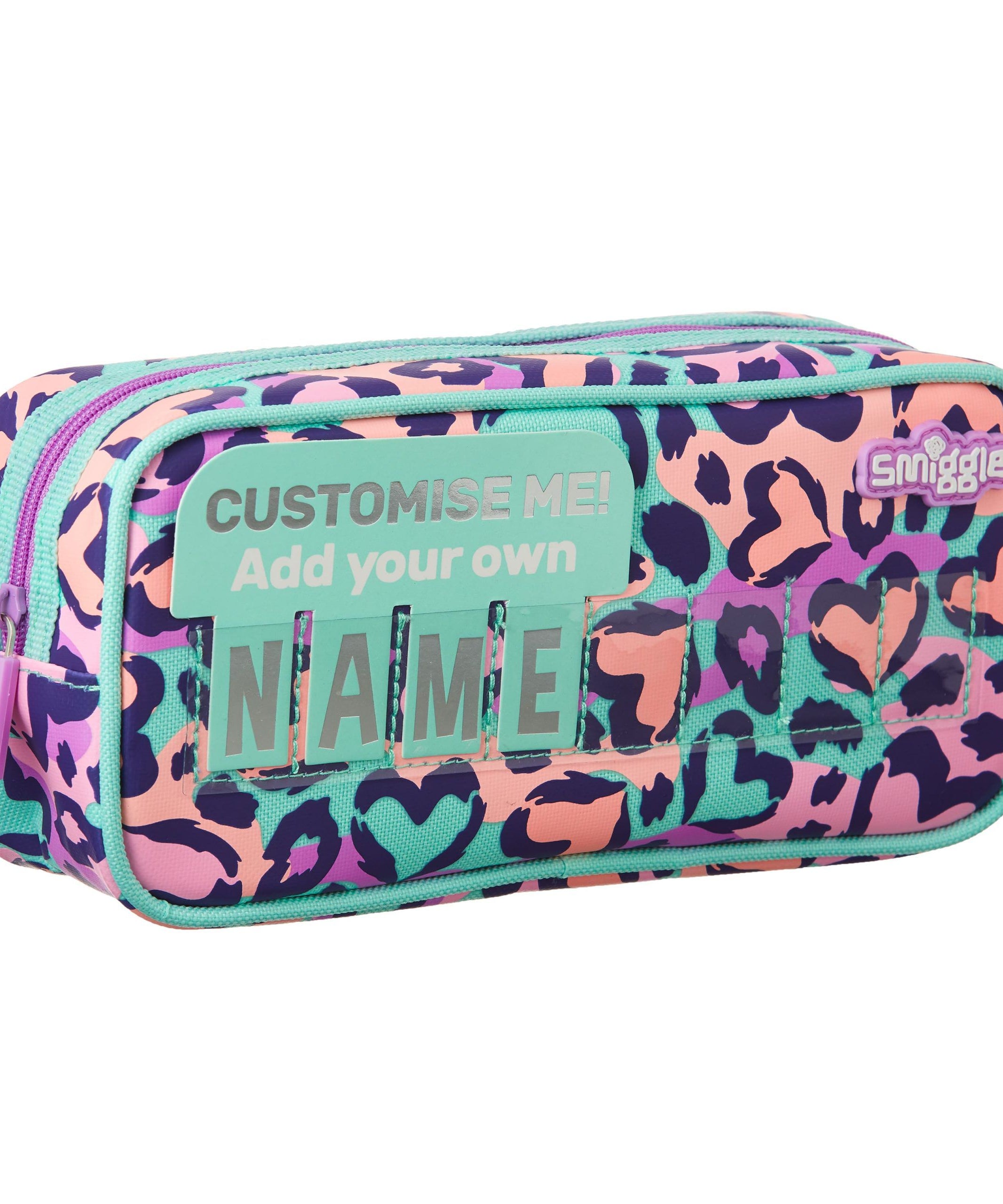 Smiggle - Plus Cruiser İsimlikli Tek Gözlü Kalem Kutusu-Dinossi