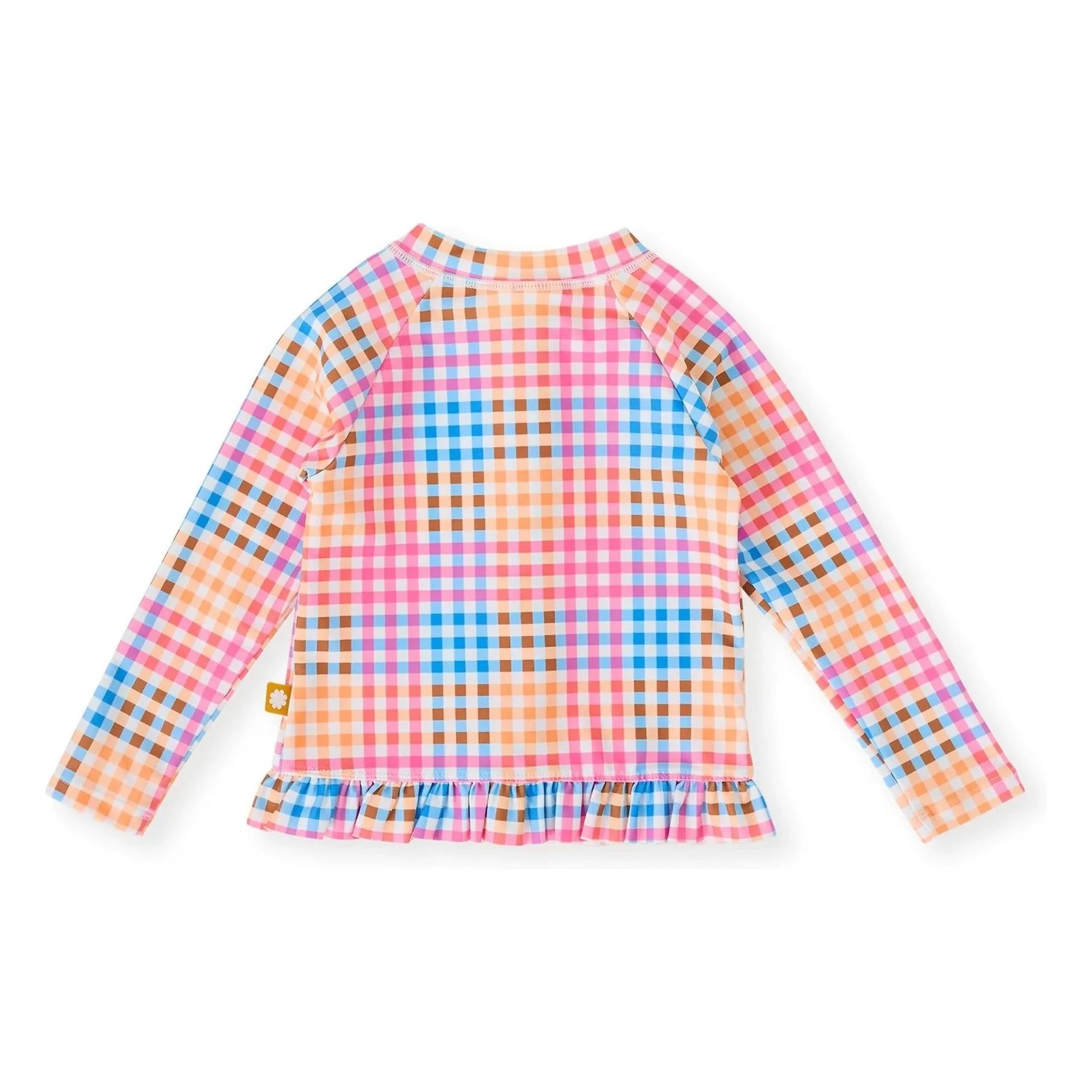Goldie + Ace - Anti-UV Checkered T-Shirt | Pink