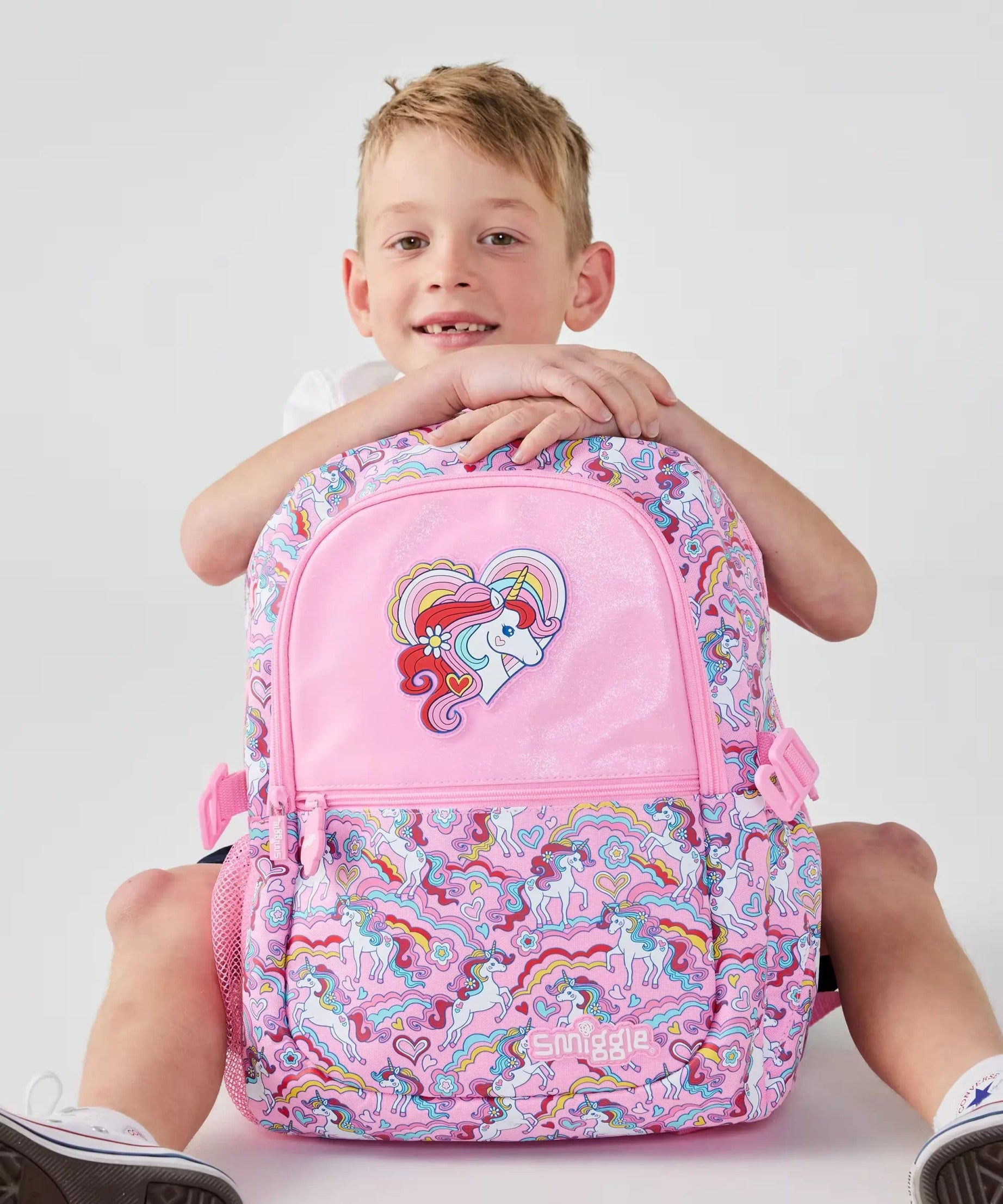 Smiggle - Wild Side 3'lü Okul Çanta Seti-Dinossi