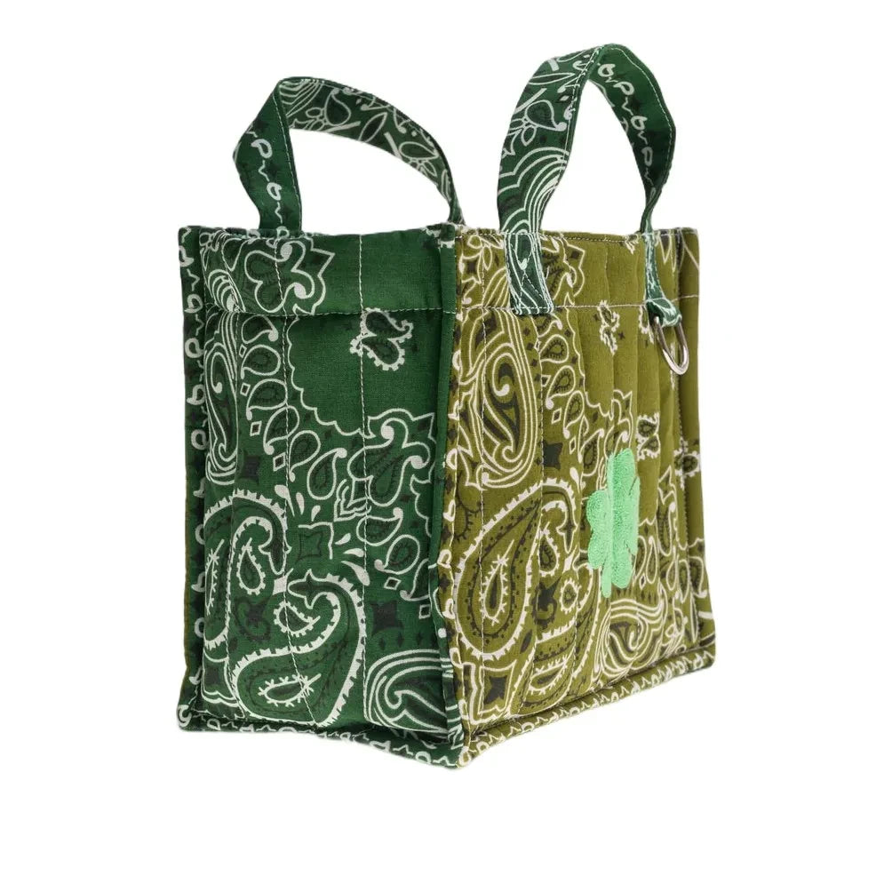 Call it by your name - Mini Tote Clover Pamuk | Yeşil