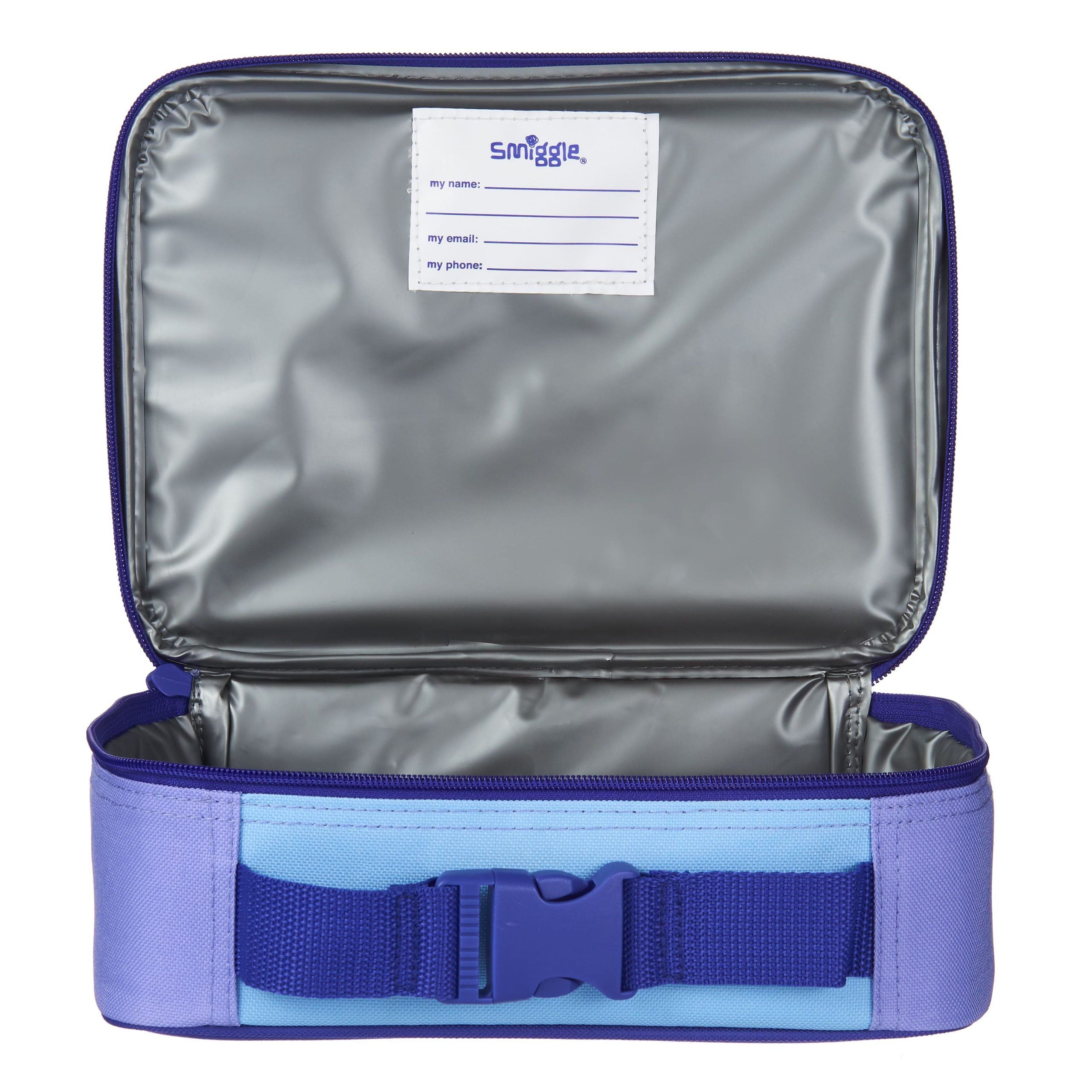 Smiggle - Kare Öğlen Yemeği Beslenme Çantası-Dinossi