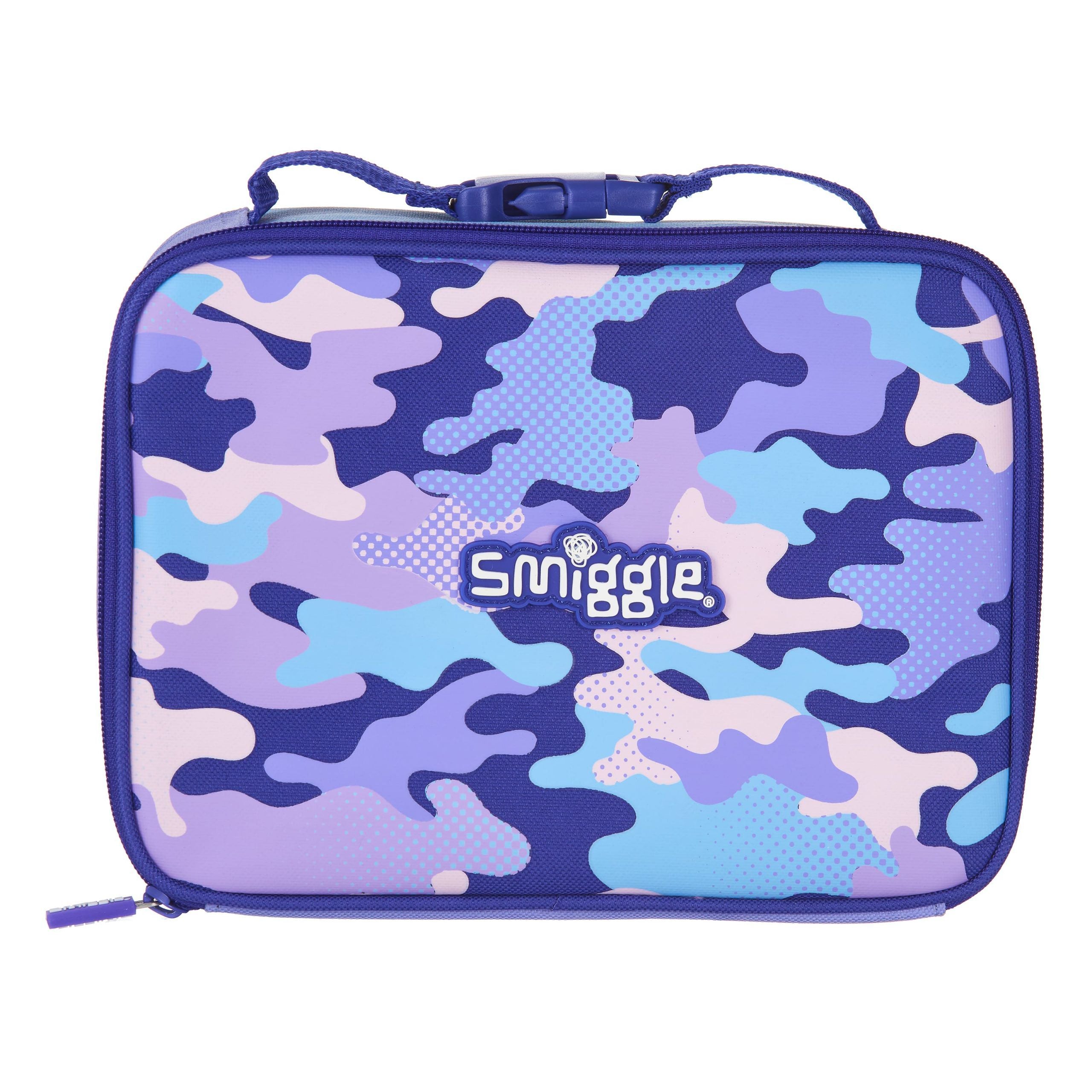 Smiggle - Kare Öğlen Yemeği Beslenme Çantası-Dinossi