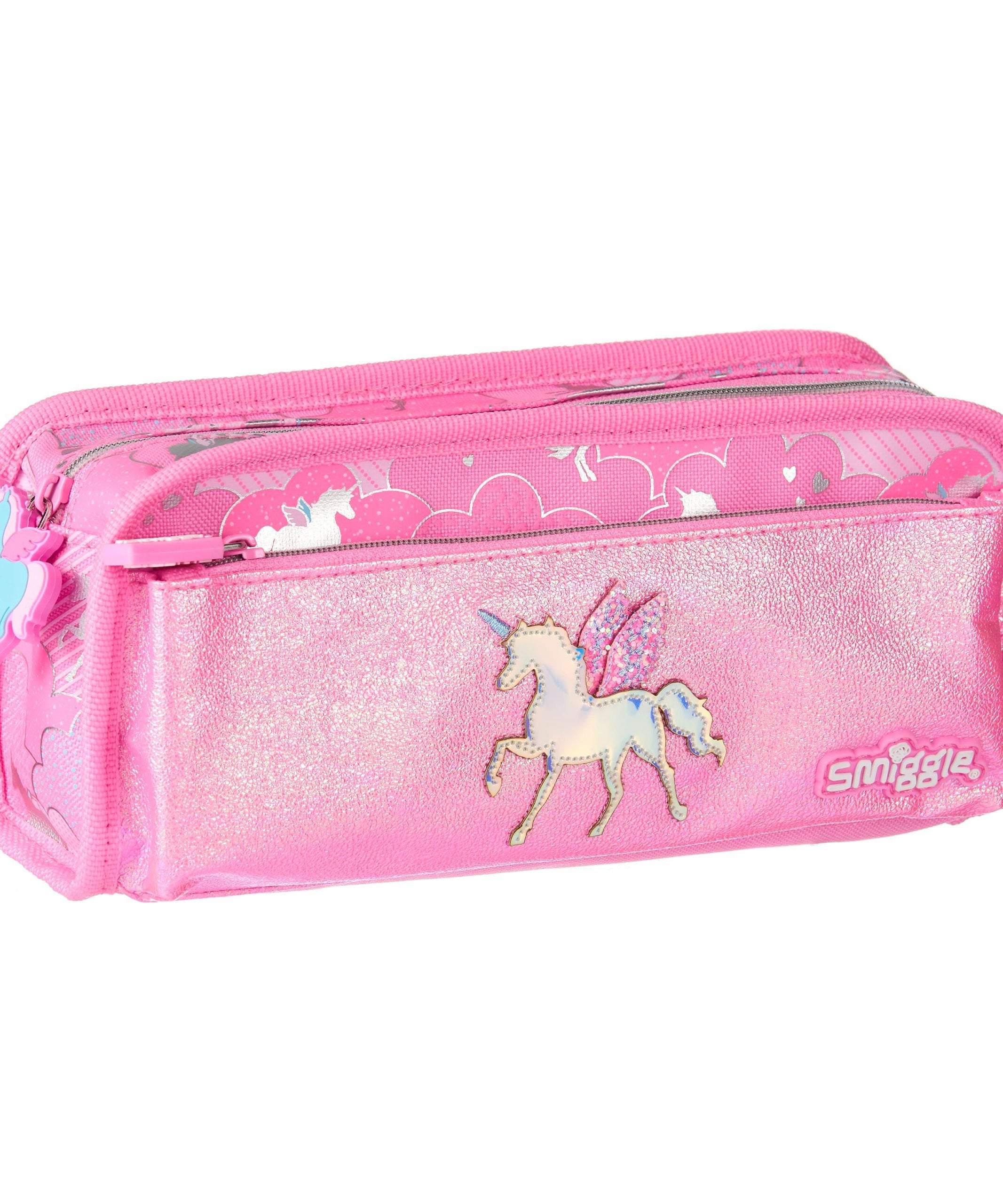 Smiggle - Lunar Üç Gözlü Unicorn Kalem Kutusu-Dinossi
