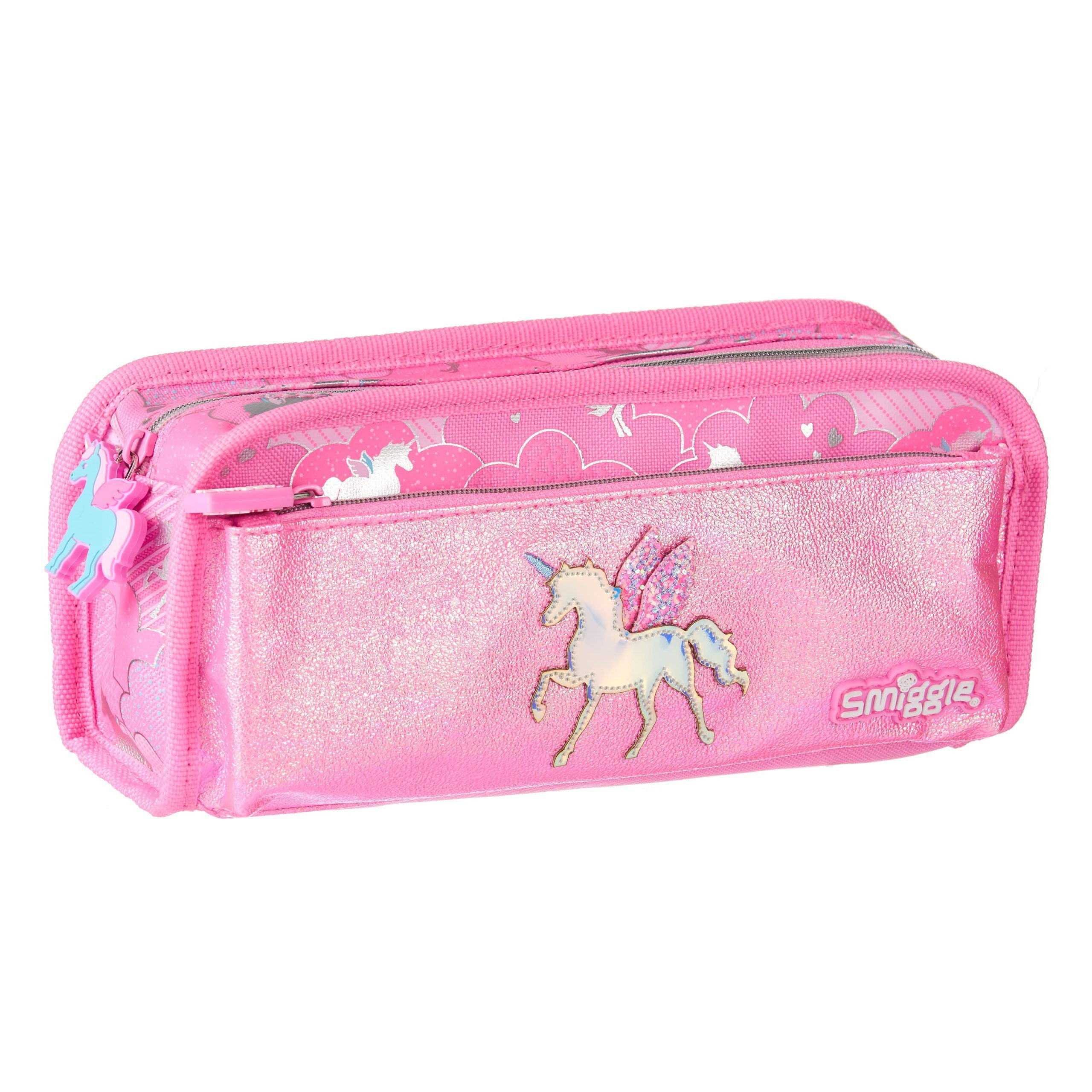 Smiggle - Lunar Üç Gözlü Unicorn Kalem Kutusu-Dinossi