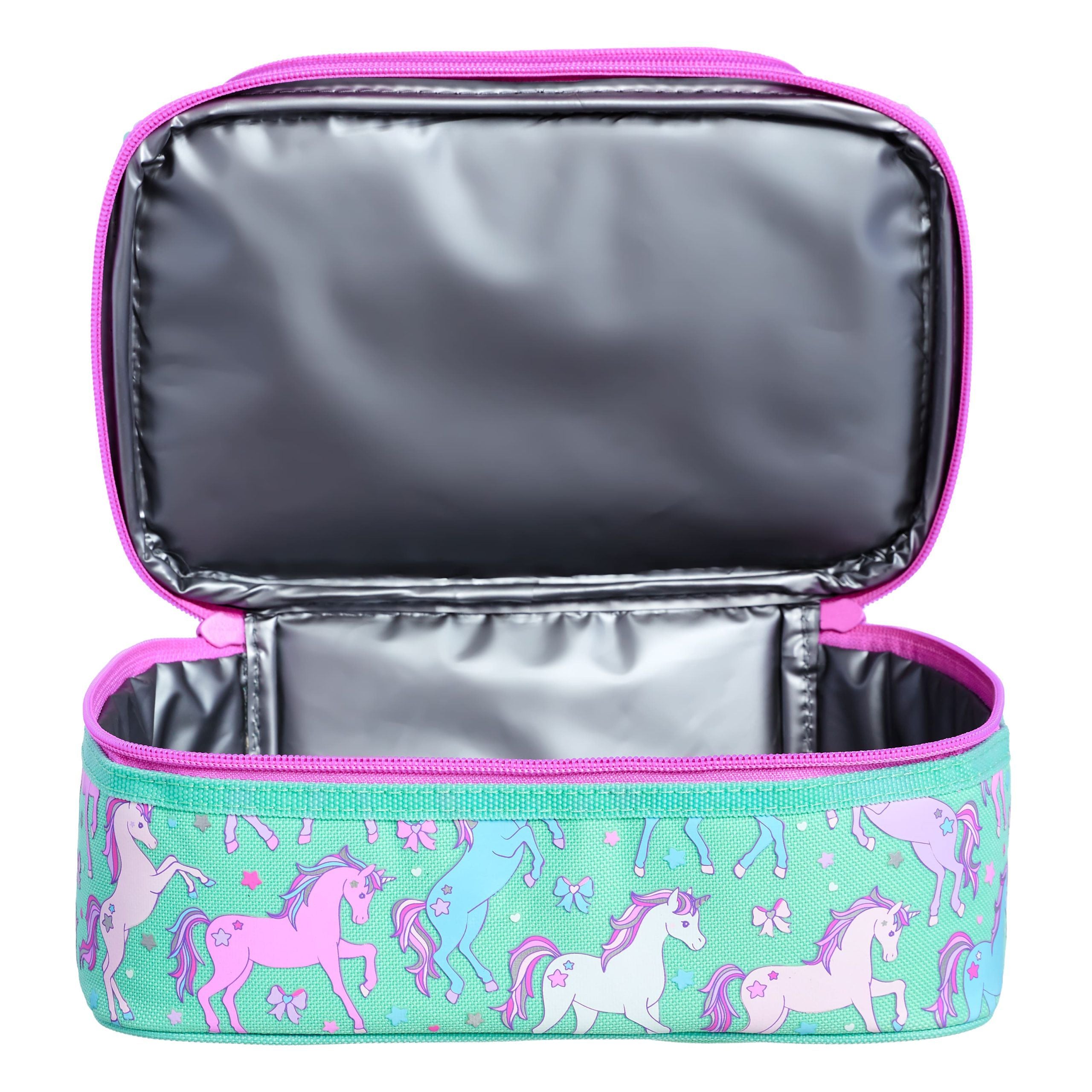 Smiggle - Çift Katlı Unicorn Beslenme Çantası-Dinossi