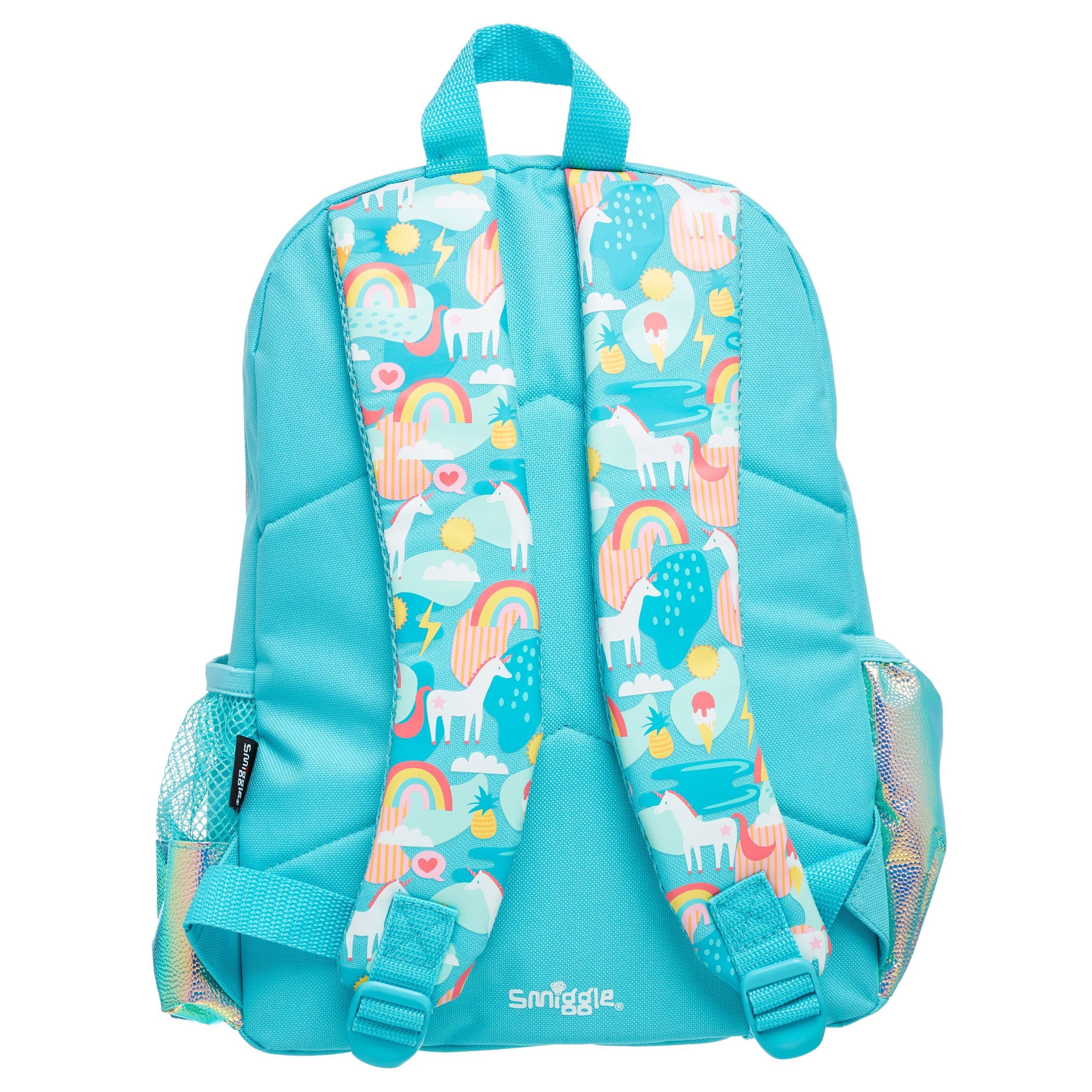 Smiggle - Go Junior Mavi Unicorn Sırt Çantası-Dinossi