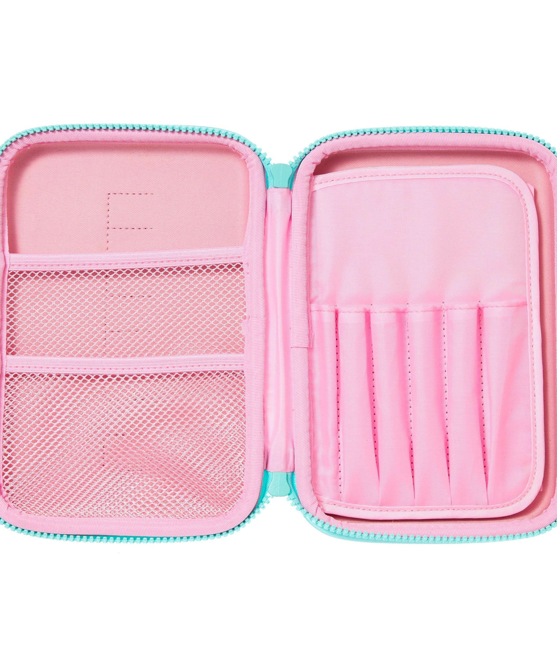 Smiggle - Illusion Kedişler İsimlikli Kalem Kutusu-Dinossi