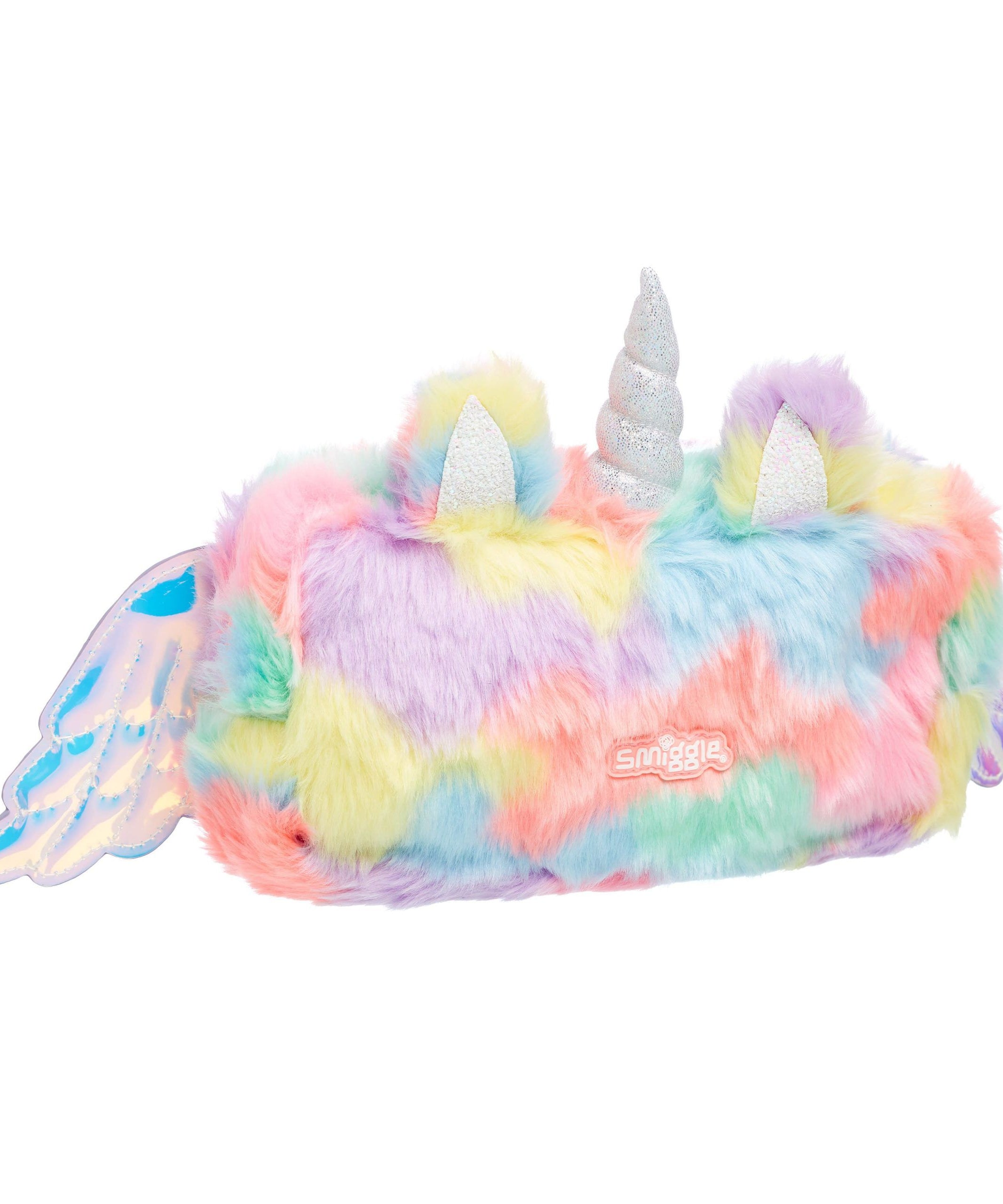 Smiggle - Dreamer Fluffy Kanatlı Kalem Kutusu-Dinossi