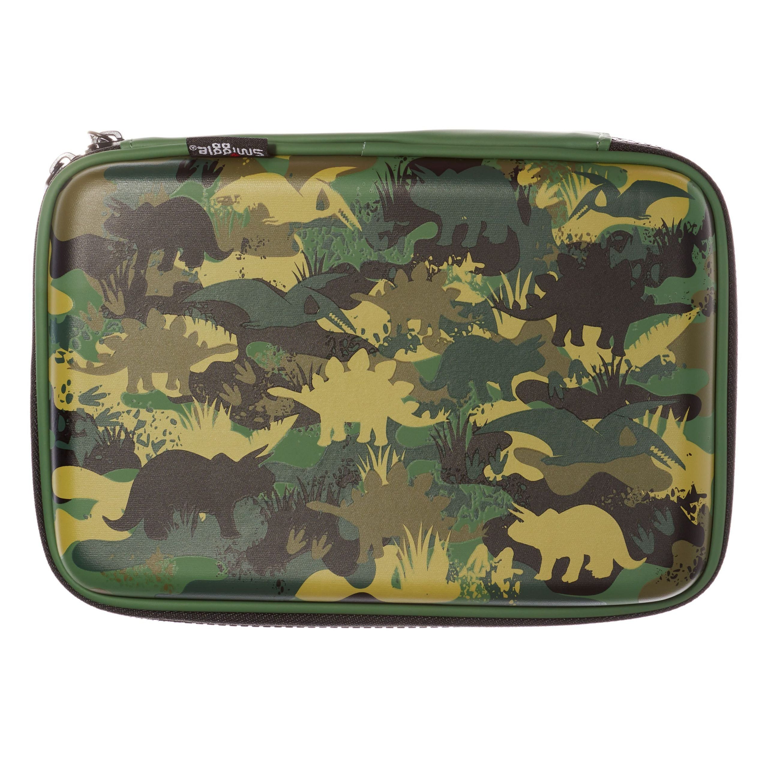 Smiggle - 3D Kabartmalı Hardtop Dinossi Özel Tasarım Kalem Kutusu-Dinossi