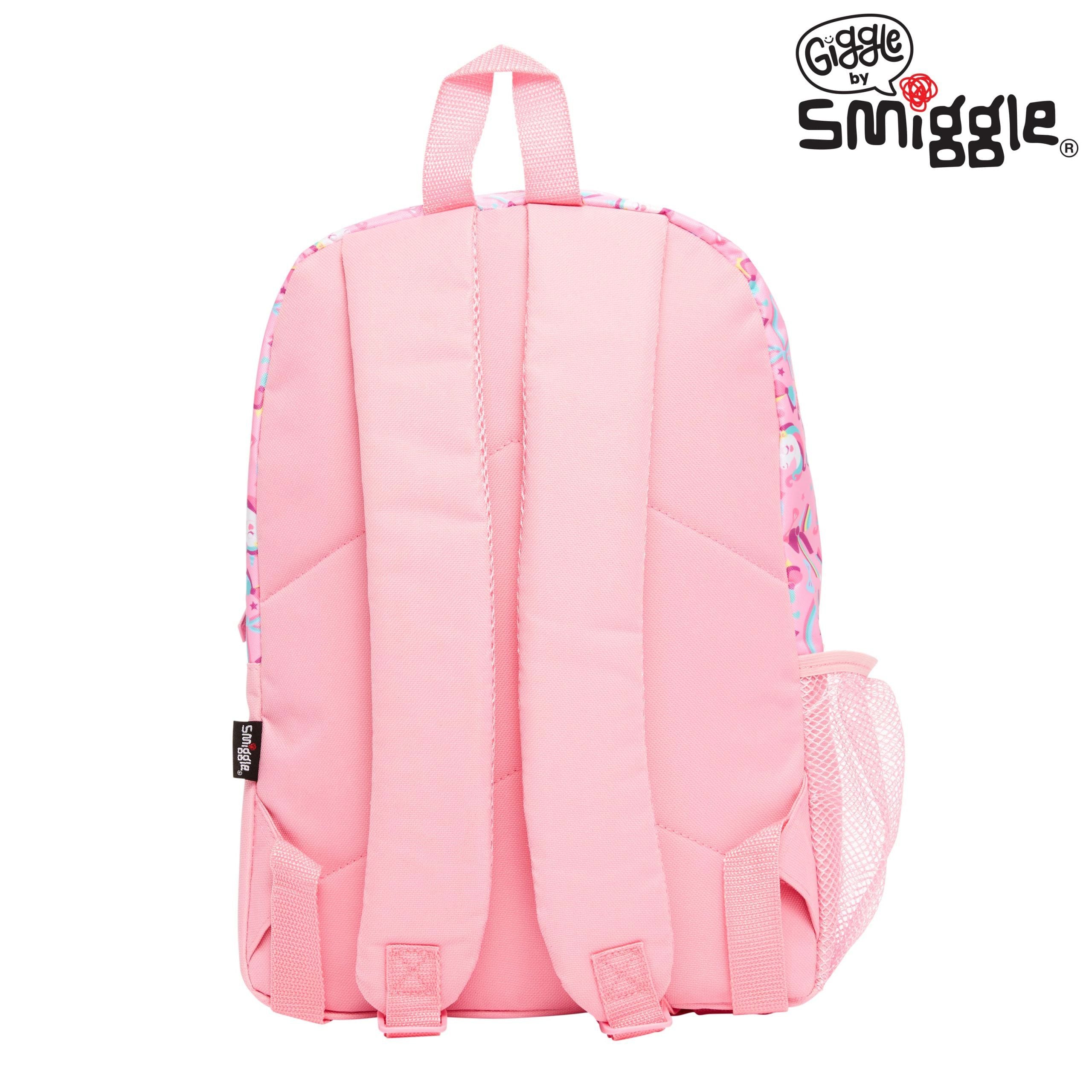 Smiggle - Giggle Pembe 2 Sırt Çantası-Dinossi