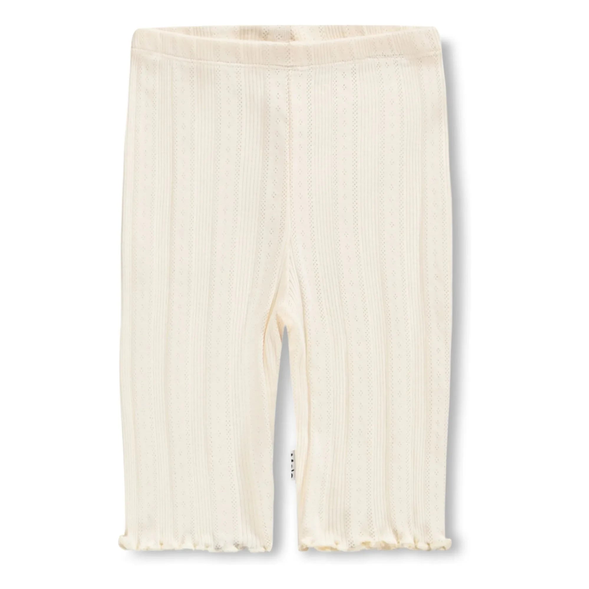 Molo - Noella Organic Cotton Short Leggings | Ivory