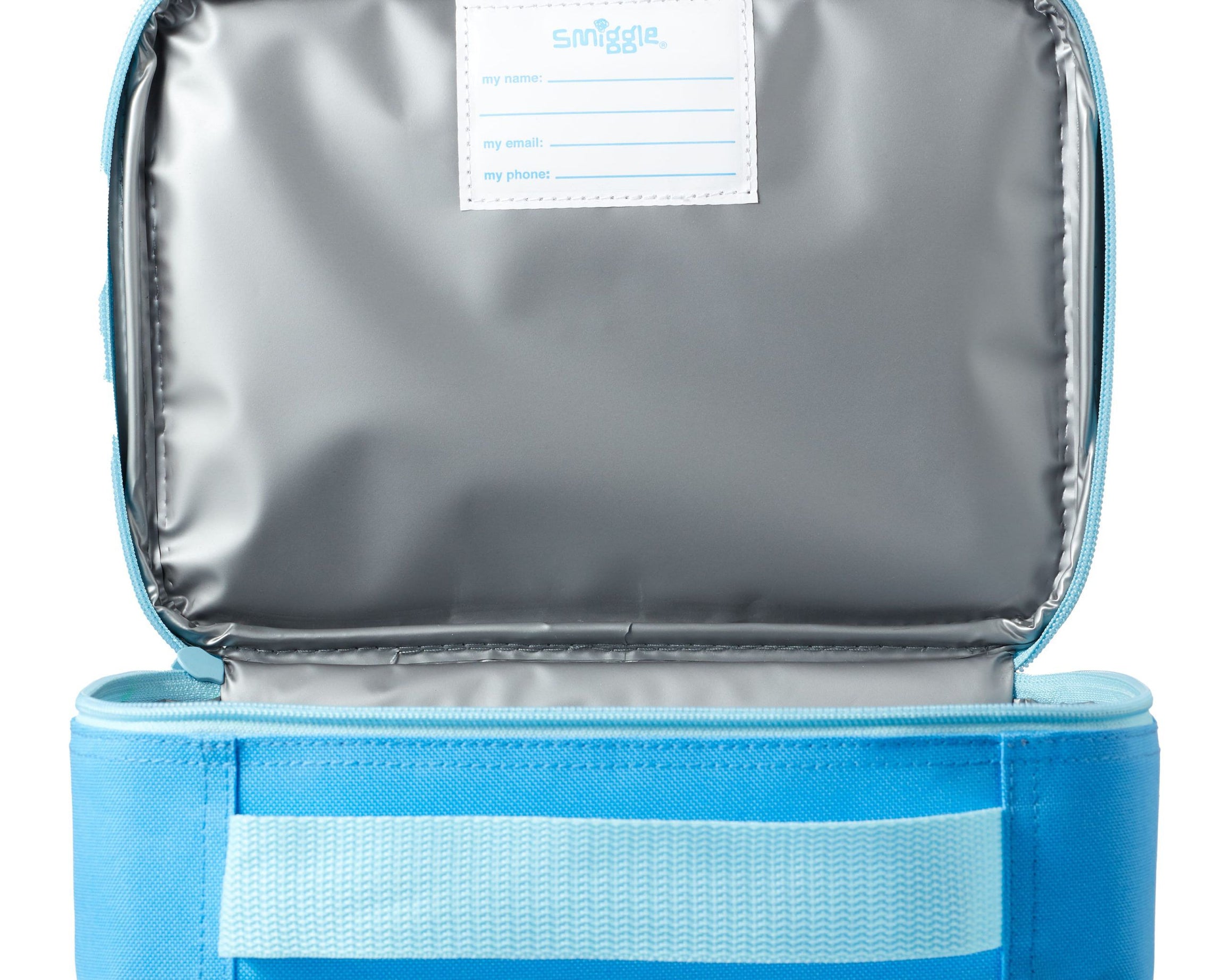 Smiggle - Neat Mavi Unicornlar Beslenme Çantası-Dinossi